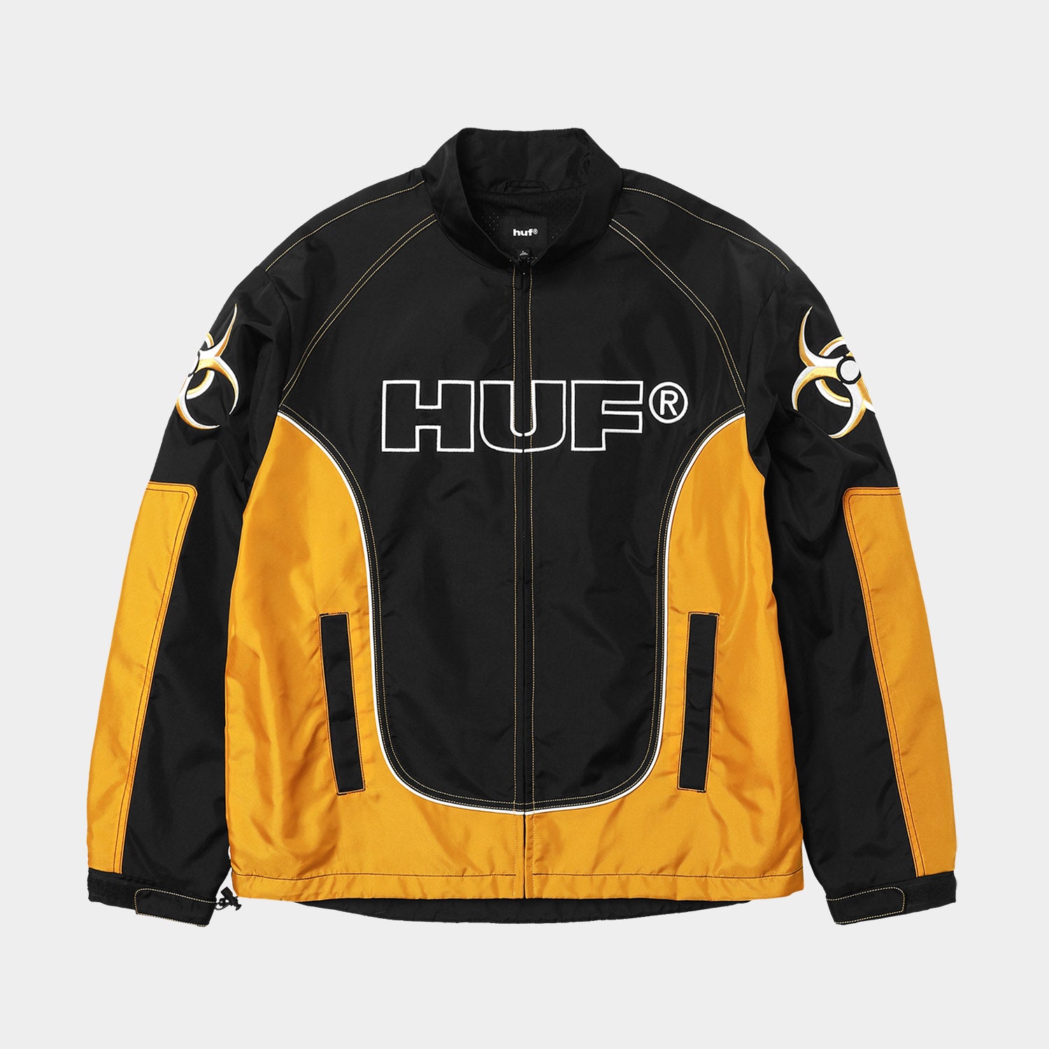 HUF (ハフ) Worldwide JP /JACKETS(ジャケット)/ SECTOR JACKET商品 / BLACK/YELLOW