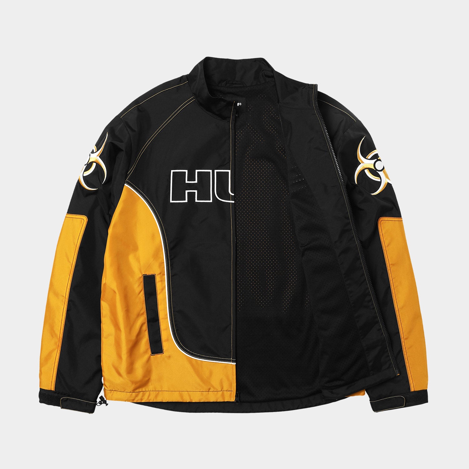 HUF (ハフ) Worldwide JP /JACKETS(ジャケット)/ SECTOR JACKET商品 / BLACK/YELLOW
