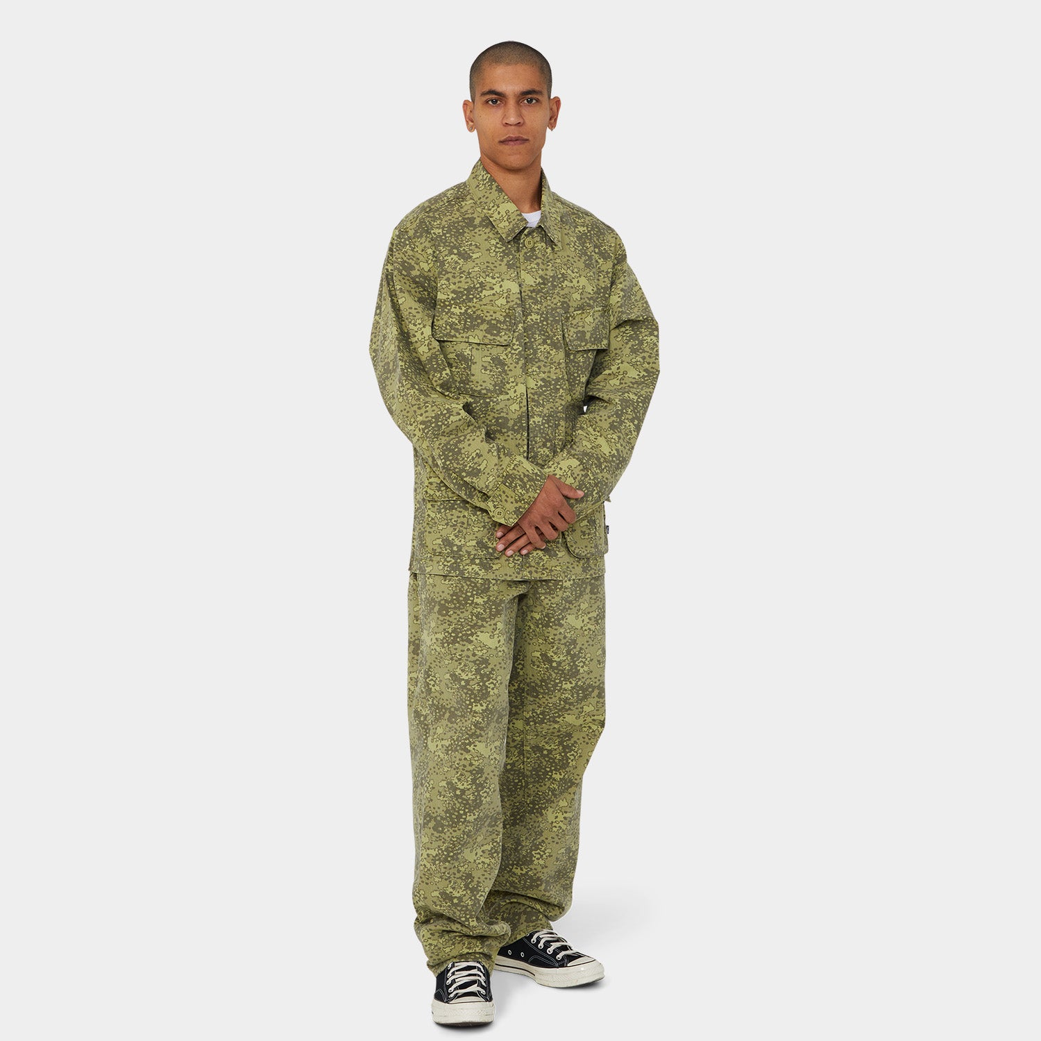 HUF (ハフ) Worldwide JP /JACKETS(ジャケット)/ DELTA BDU JACKET商品 / GREEN