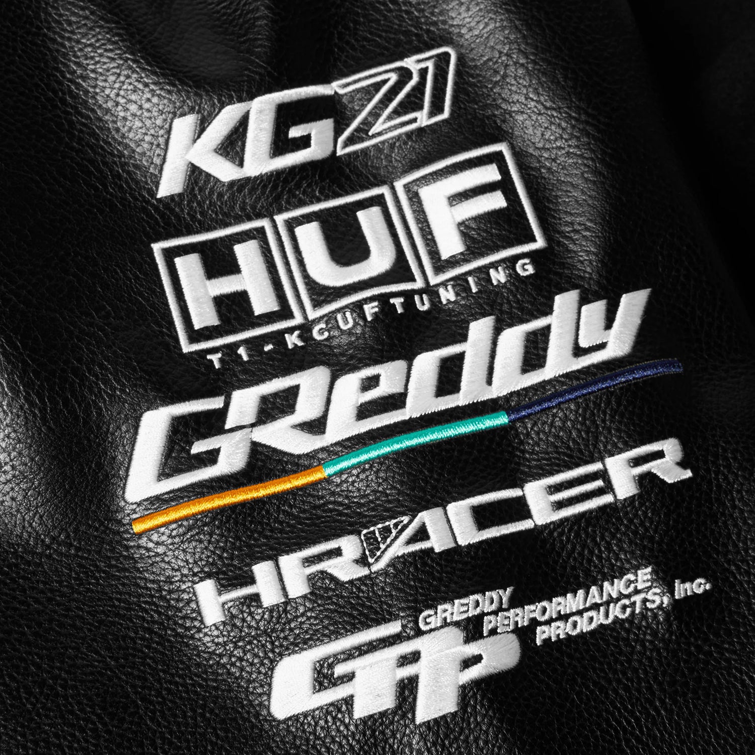 HUF (ハフ) Worldwide JP /JACKETS(ジャケット)/ HUF X GREDDY VARSITY JACKET商品 / BLACK