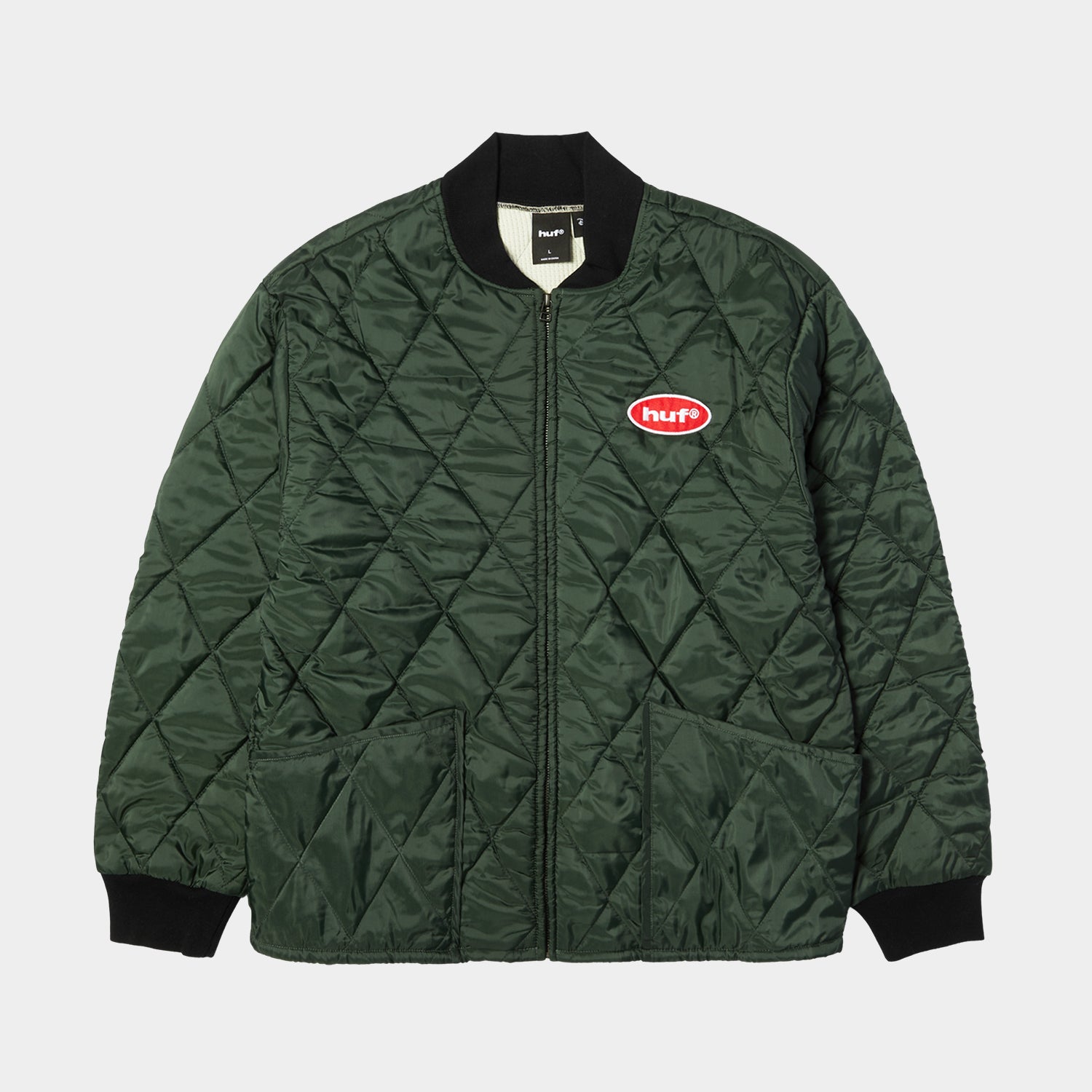 HUF (ハフ) Worldwide JP /JACKETS(ジャケット)/ DISNEY | HUF MICKEY QUILTED WORK JACKET商品 / FOREST GREEN