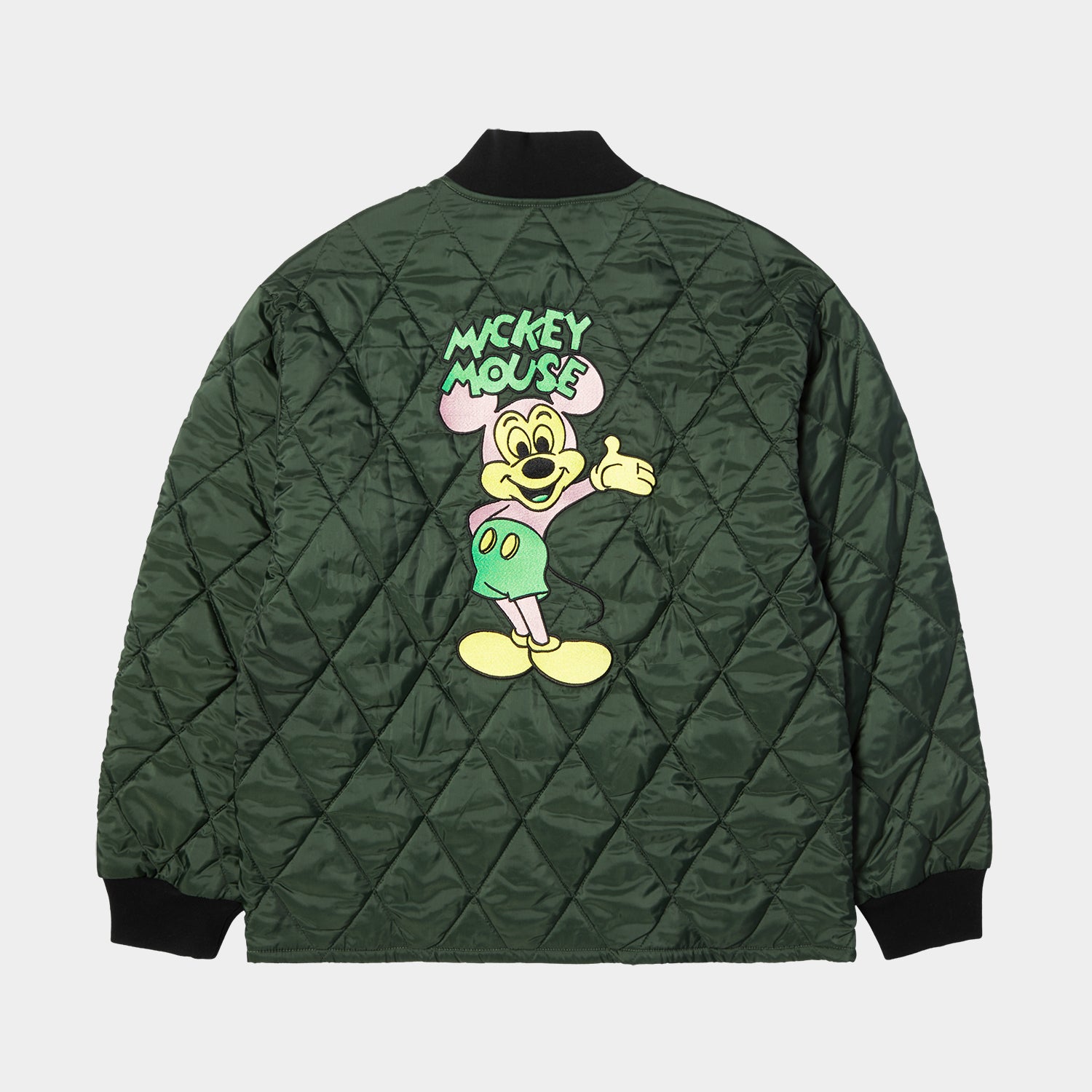HUF (ハフ) Worldwide JP /JACKETS(ジャケット)/ DISNEY | HUF MICKEY QUILTED WORK JACKET商品 / FOREST GREEN