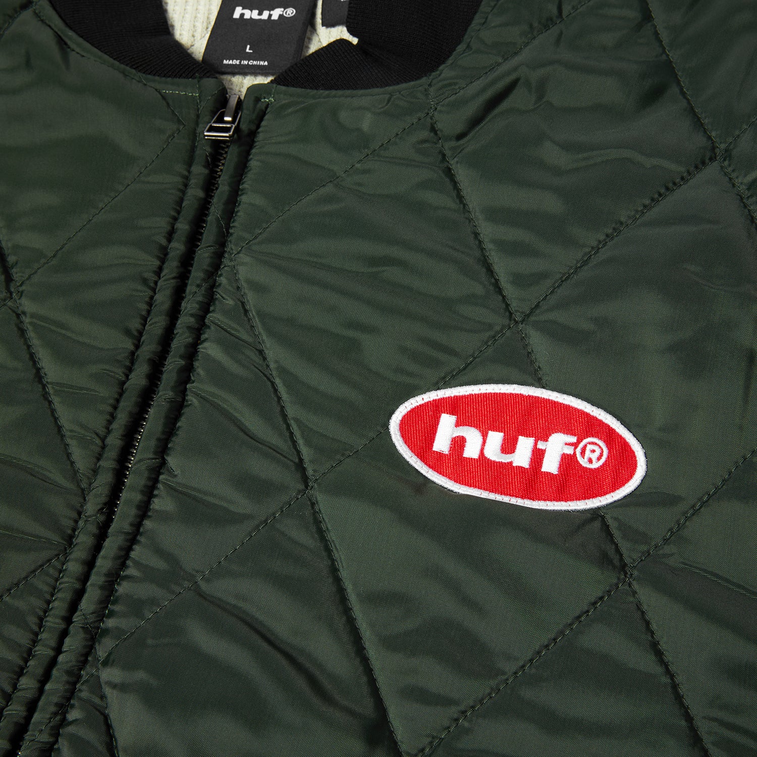 HUF (ハフ) Worldwide JP /JACKETS(ジャケット)/ DISNEY | HUF MICKEY QUILTED WORK JACKET商品 / FOREST GREEN
