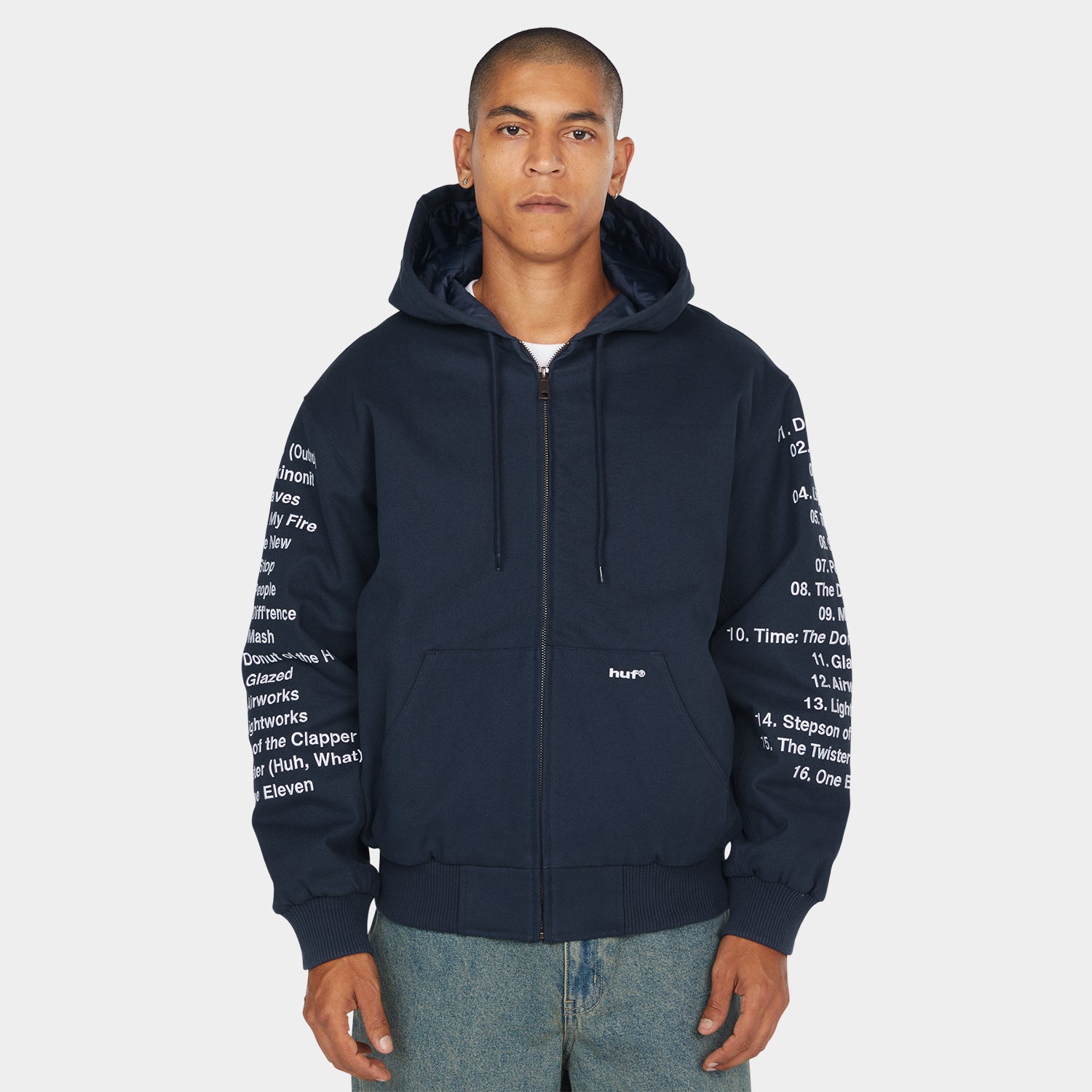 HUF (ハフ) Worldwide JP /JACKETS(ジャケット)/ HUF X J DILLA WORK JACKET商品 / NAVY