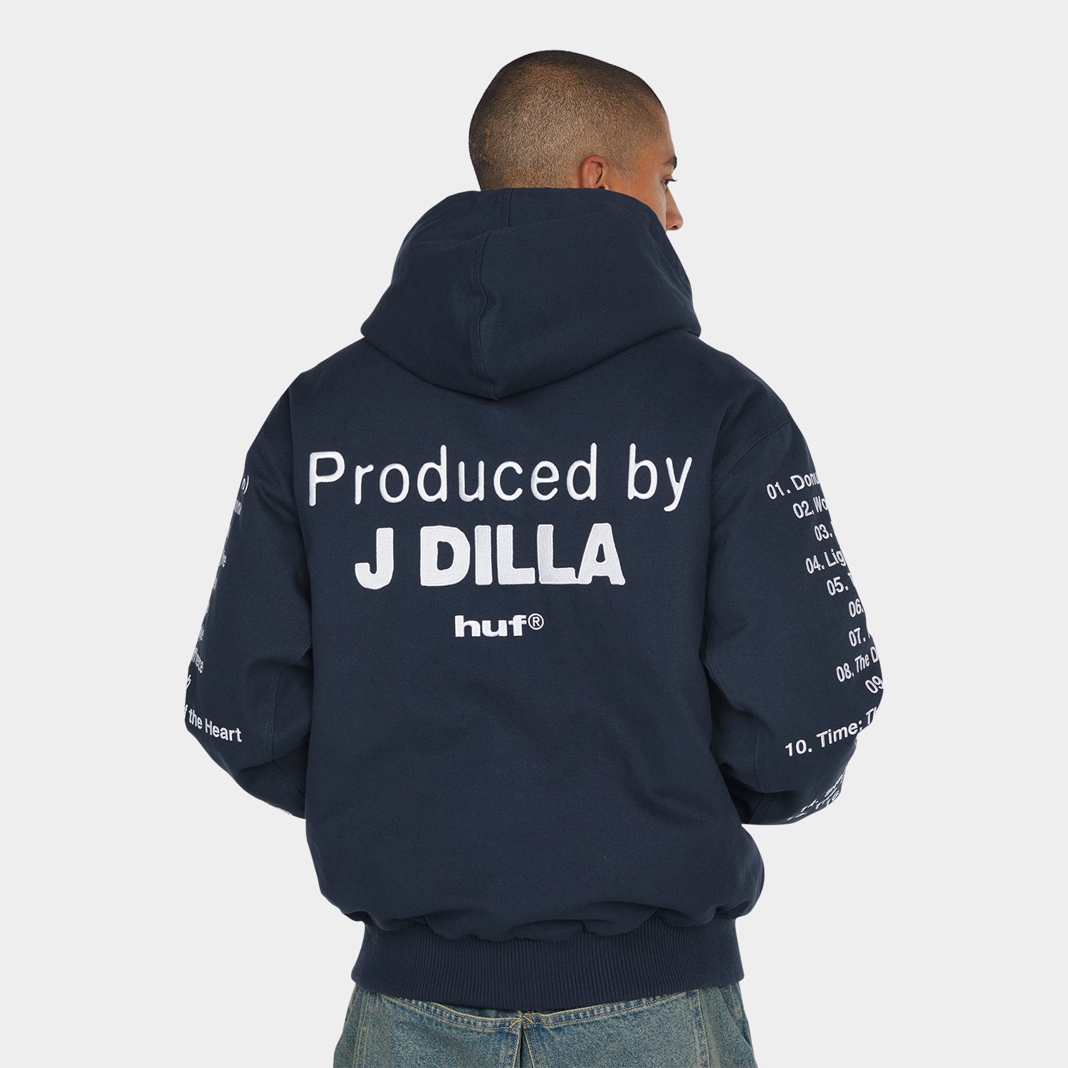 HUF (ハフ) Worldwide JP /JACKETS(ジャケット)/ HUF X J DILLA WORK JACKET商品 / NAVY