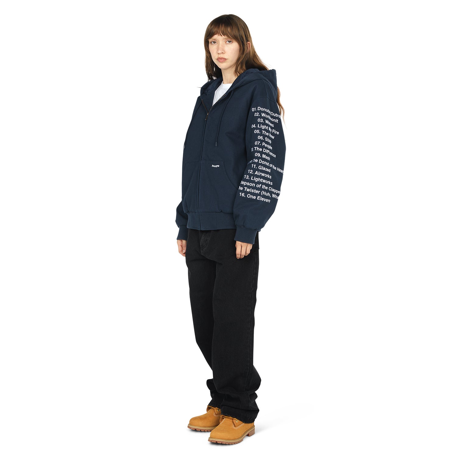 HUF (ハフ) Worldwide JP /JACKETS(ジャケット)/ HUF X J DILLA WORK JACKET商品 / NAVY