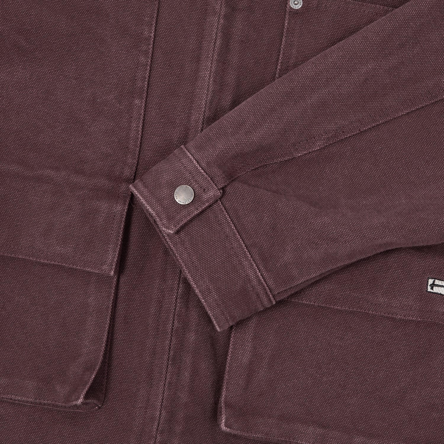 HUF (ハフ) Worldwide JP /JACKETS(ジャケット)/ STRETCH LOGO CANVAS WORK JACKET商品 / DEEP WINE