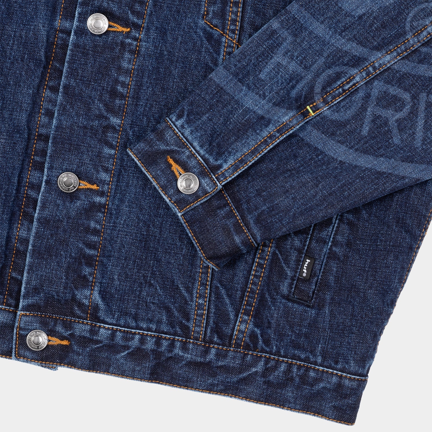 HUF (ハフ) Worldwide JP /()/ TOKEN DENIM JACKET商品 / INDIGO