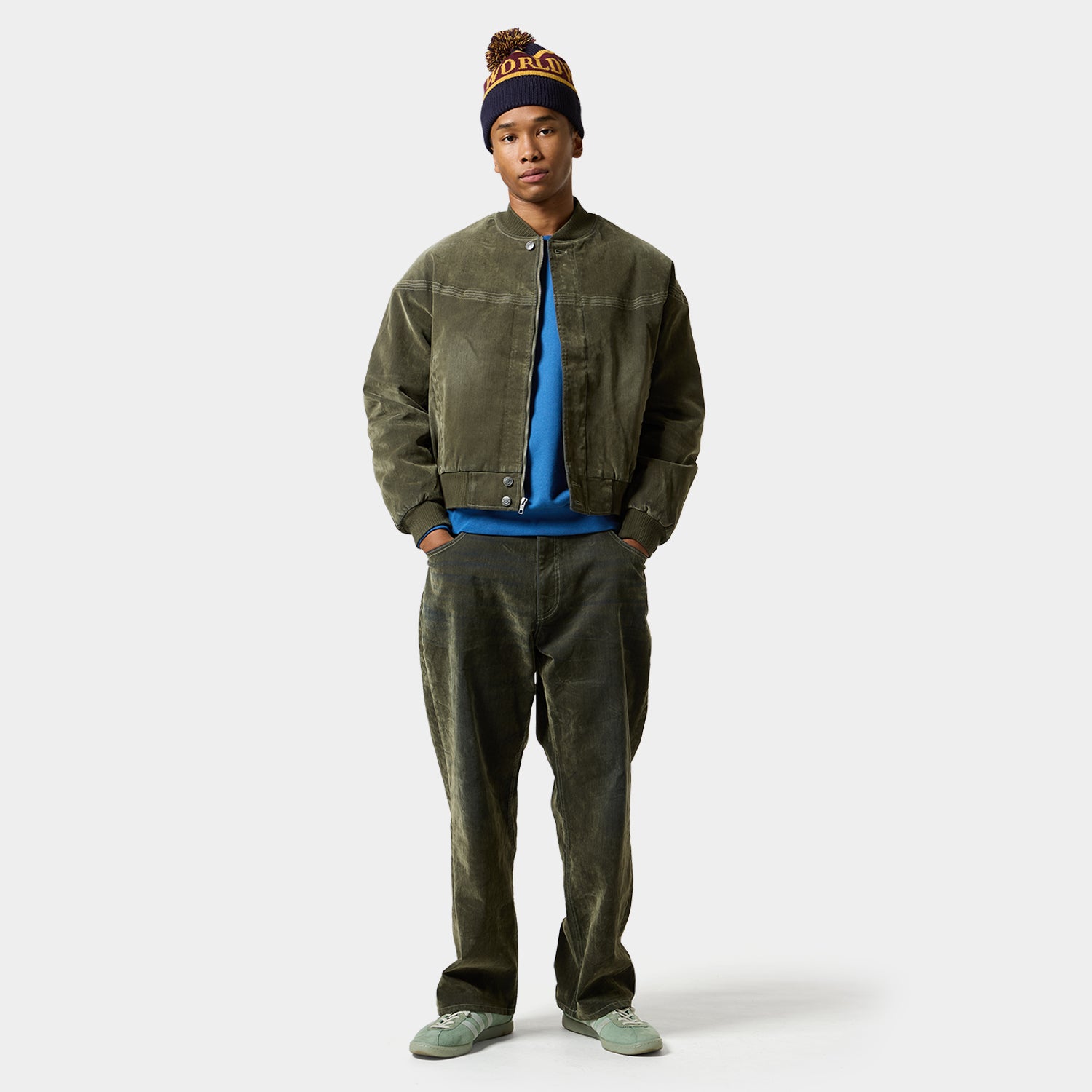 HUF (ハフ) Worldwide JP /JACKETS(ジャケット)/ HUF eightynine BOMBER JACKET商品 / OLIVE