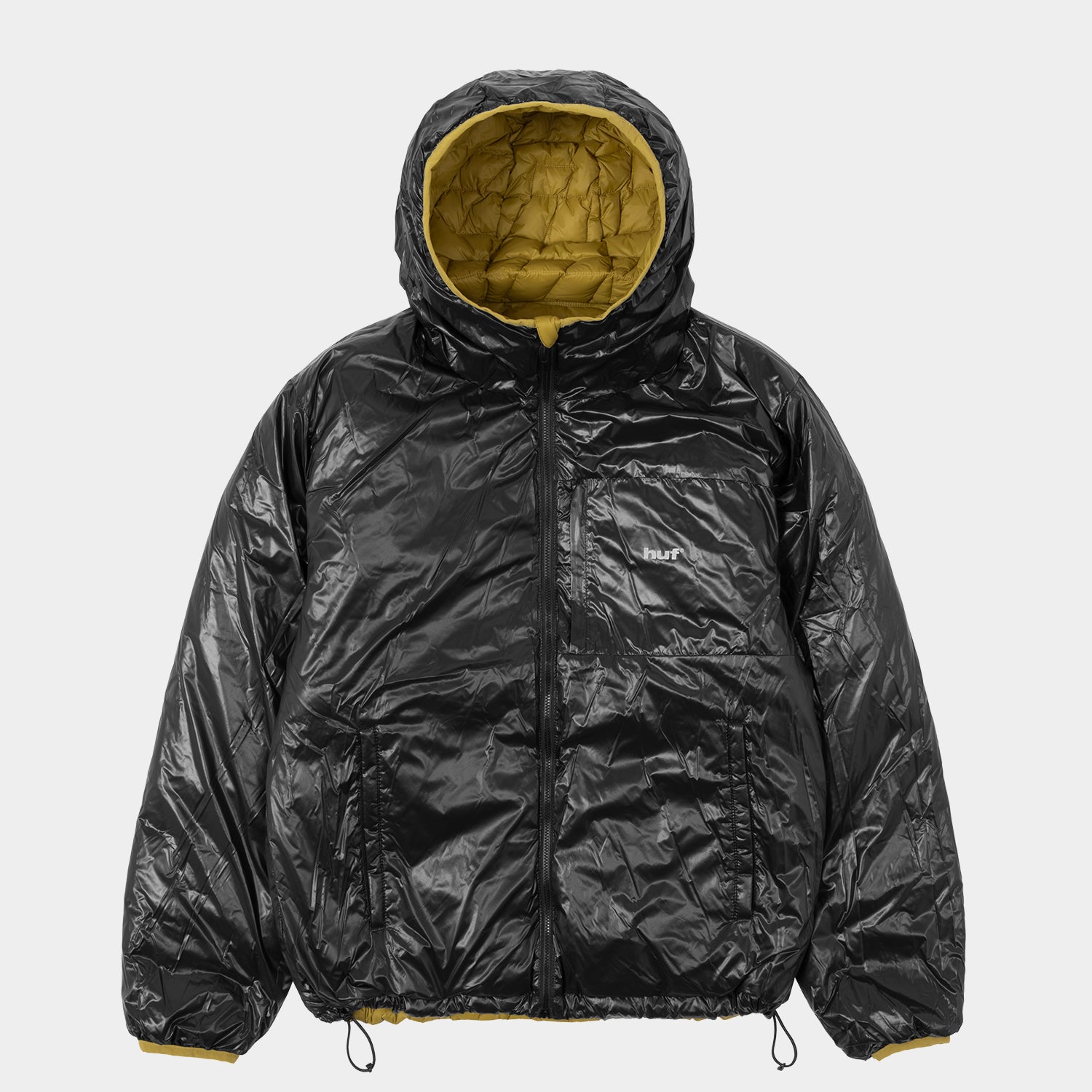 HUF (ハフ) Worldwide JP /JACKETS(ジャケット)/ HUF X TAION CASCADE PACKABLE HOODED DOWN JACKET商品 / BLACK