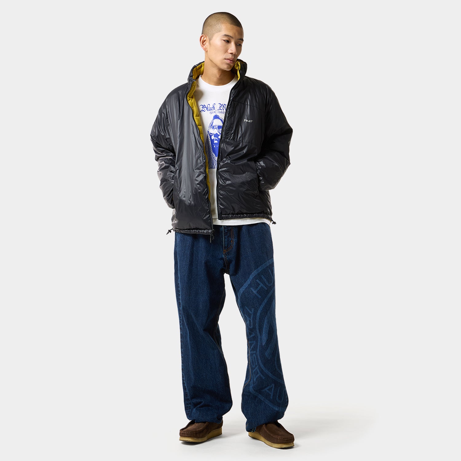 HUF (ハフ) Worldwide JP /JACKETS(ジャケット)/ HUF X TAION CASCADE PACKABLE DOWN JACKET商品 / STONE
