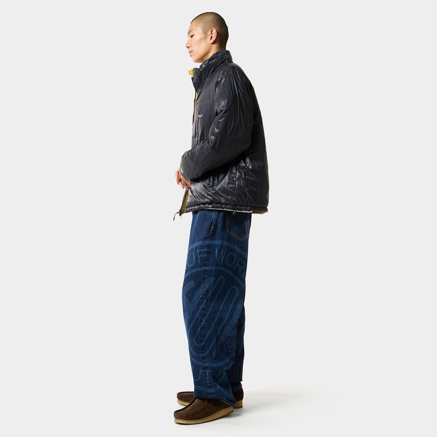 HUF (ハフ) Worldwide JP /JACKETS(ジャケット)/ HUF X TAION CASCADE PACKABLE DOWN JACKET商品 / STONE