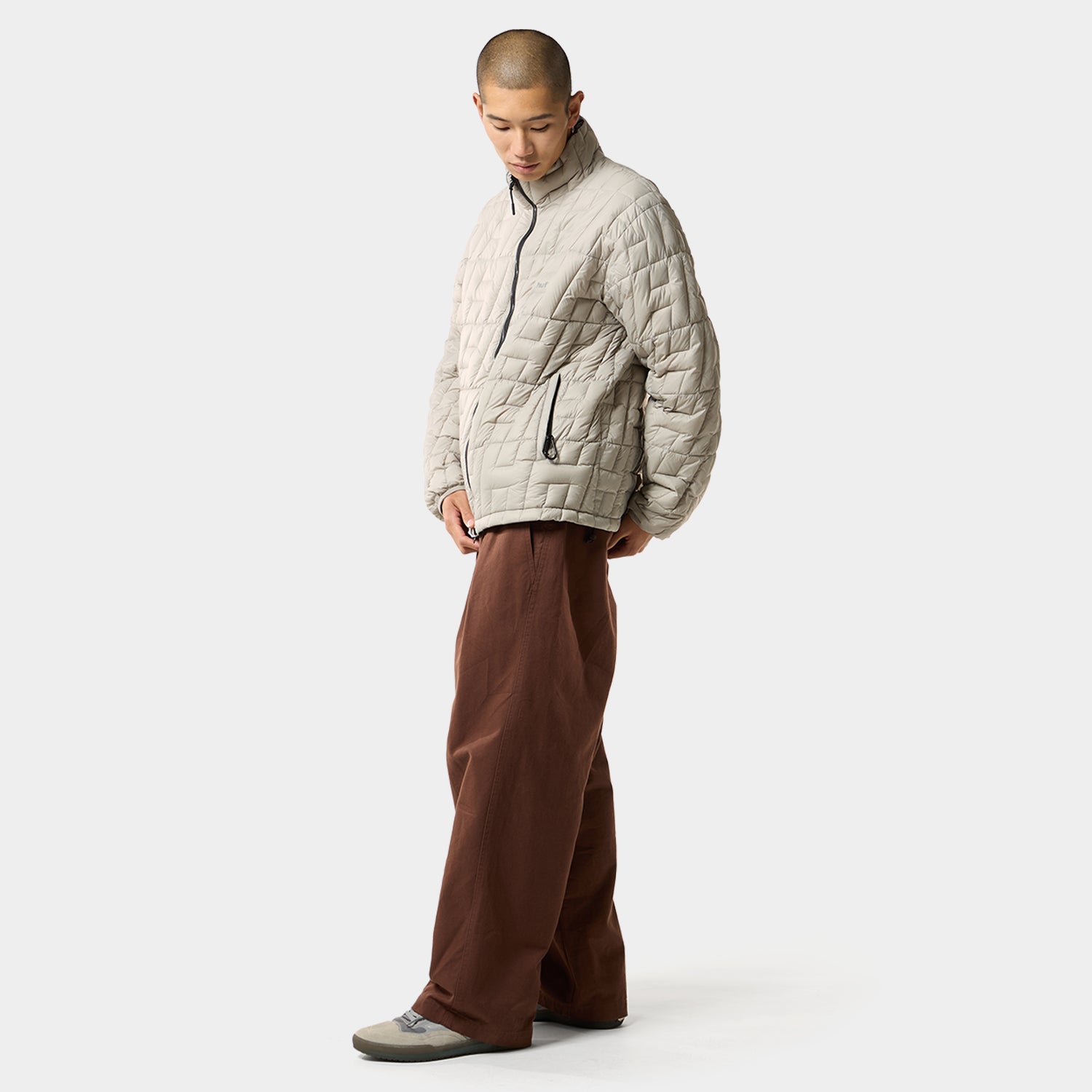 HUF (ハフ) Worldwide JP /JACKETS(ジャケット)/ HUF X TAION CASCADE PACKABLE DOWN JACKET商品 / STONE