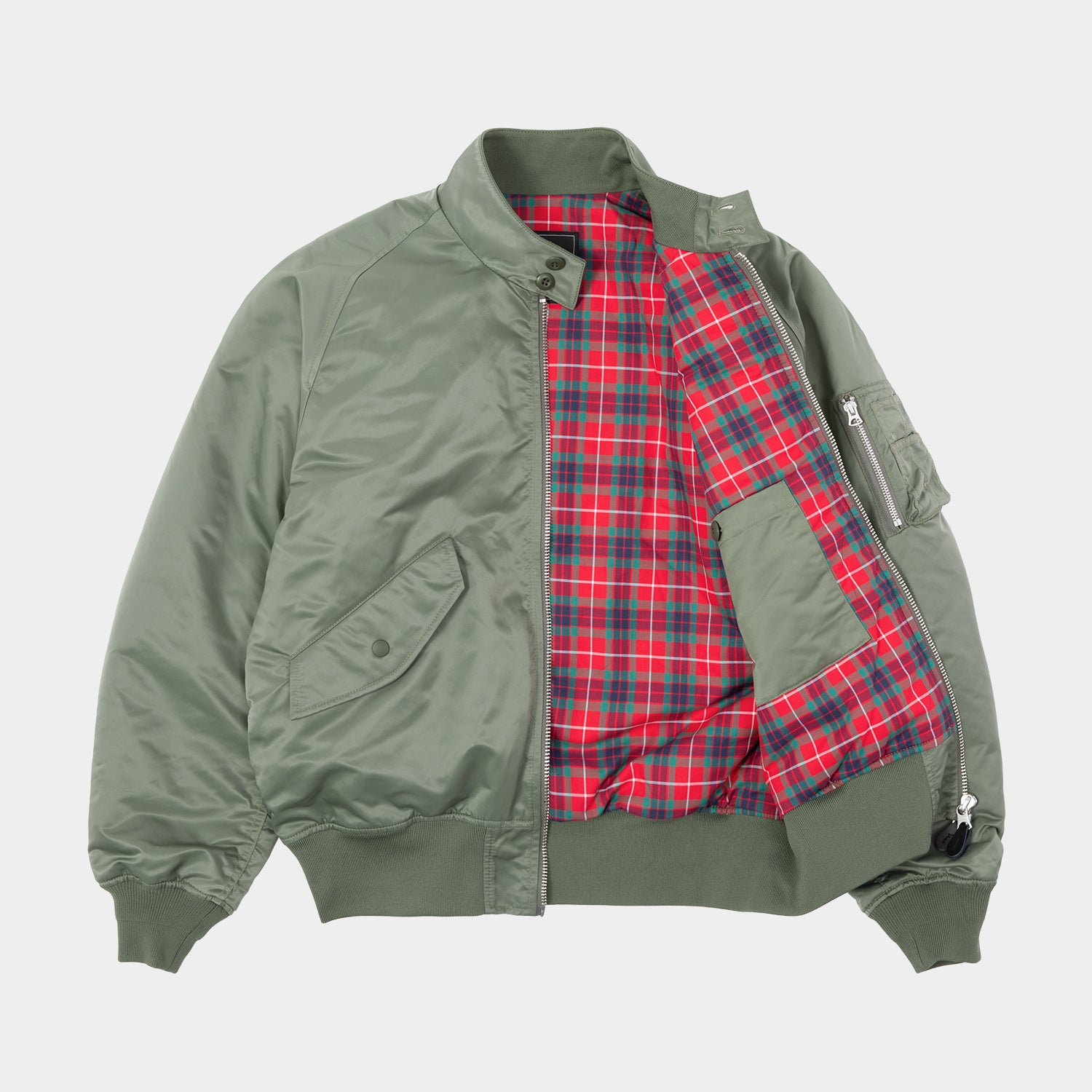HUF (ハフ) Worldwide JP /JACKETS(ジャケット)/ HUF X BARACUTA G9 MA-1 JACKET商品 / OLIVE