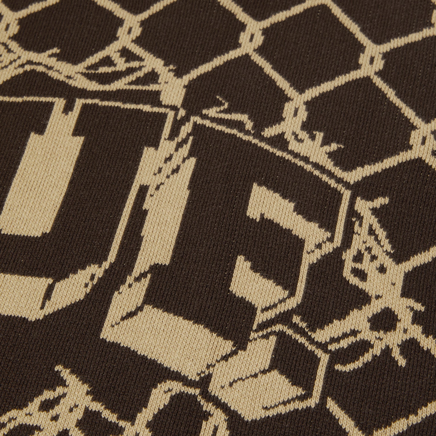 HUF (ハフ) Worldwide JP /KNITS & SWEATERS(ニット&セーター)/ BREAKTHROUGH CREWNECK SWEATER商品 / BISON