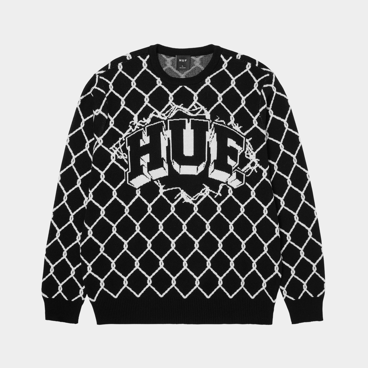 HUF (ハフ) Worldwide JP /KNITS & SWEATERS(ニット&セーター)/ BREAKTHROUGH CREWNECK SWEATER商品 / BISON