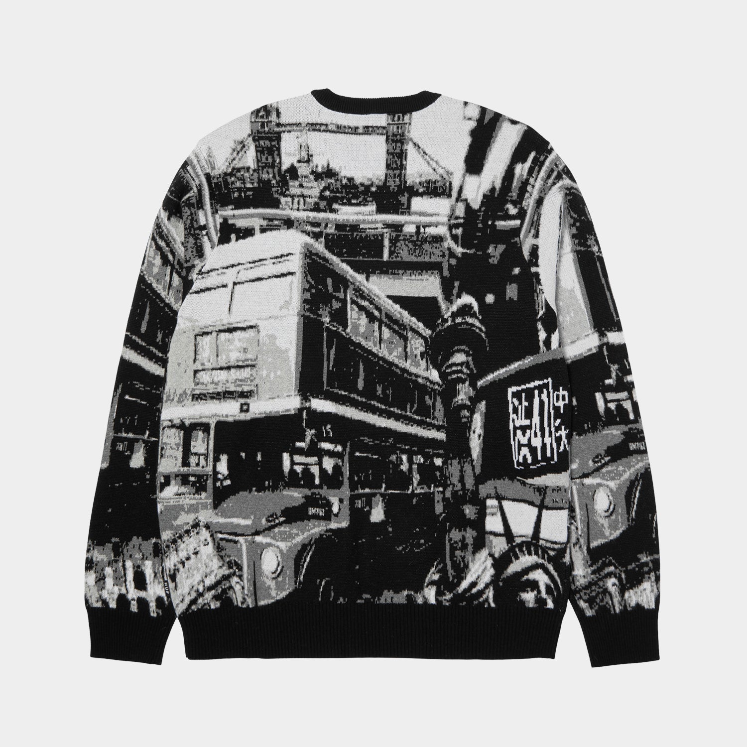 HUF (ハフ) Worldwide JP /KNITS & SWEATERS(ニット&セーター)/ WORLDWIDE COMMUTER SWEATER商品 / BLACK
