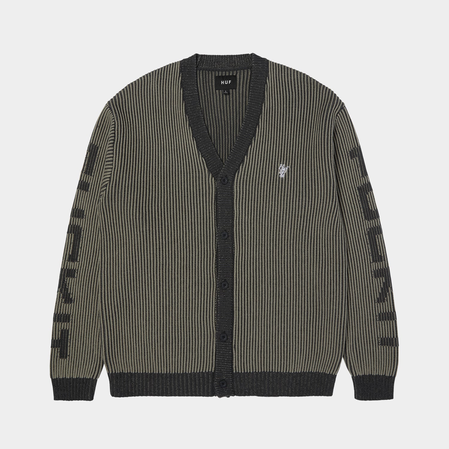 HUF (ハフ) Worldwide JP /KNITS & SWEATERS(ニット&セーター)/ REPEATER CARDIGAN商品 / WASHED BLUE