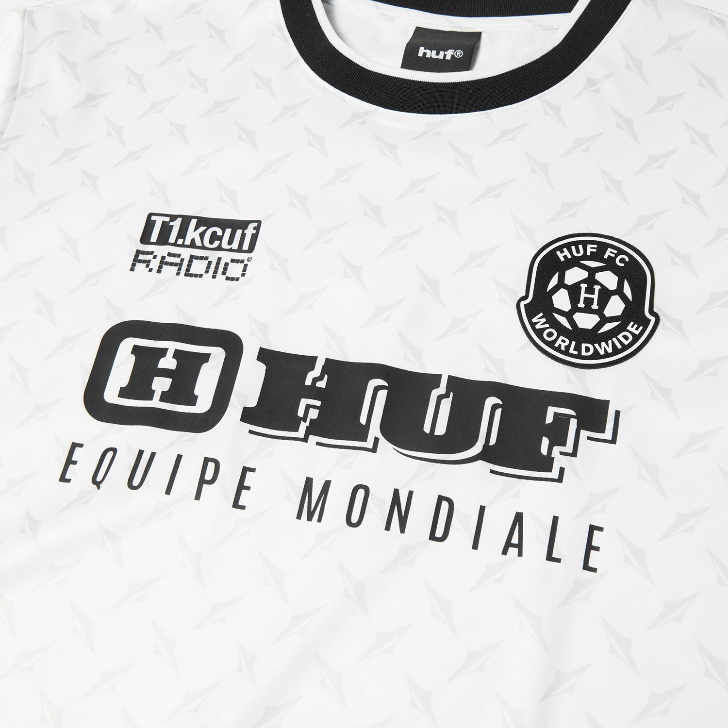 HUF (ハフ) Worldwide JP /TOPS & SHIRTS(トップス&シャツ)/ EQUIPE MONDIALE JERSEY商品 / WHITE