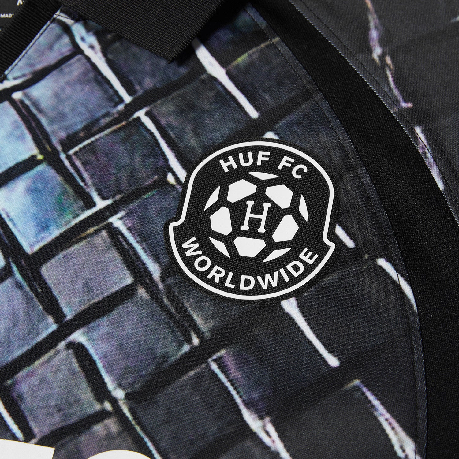 HUF (ハフ) Worldwide JP /TOPS & SHIRTS(トップス&シャツ)/ DIAMOND PLATE JERSEY商品 / BLACK