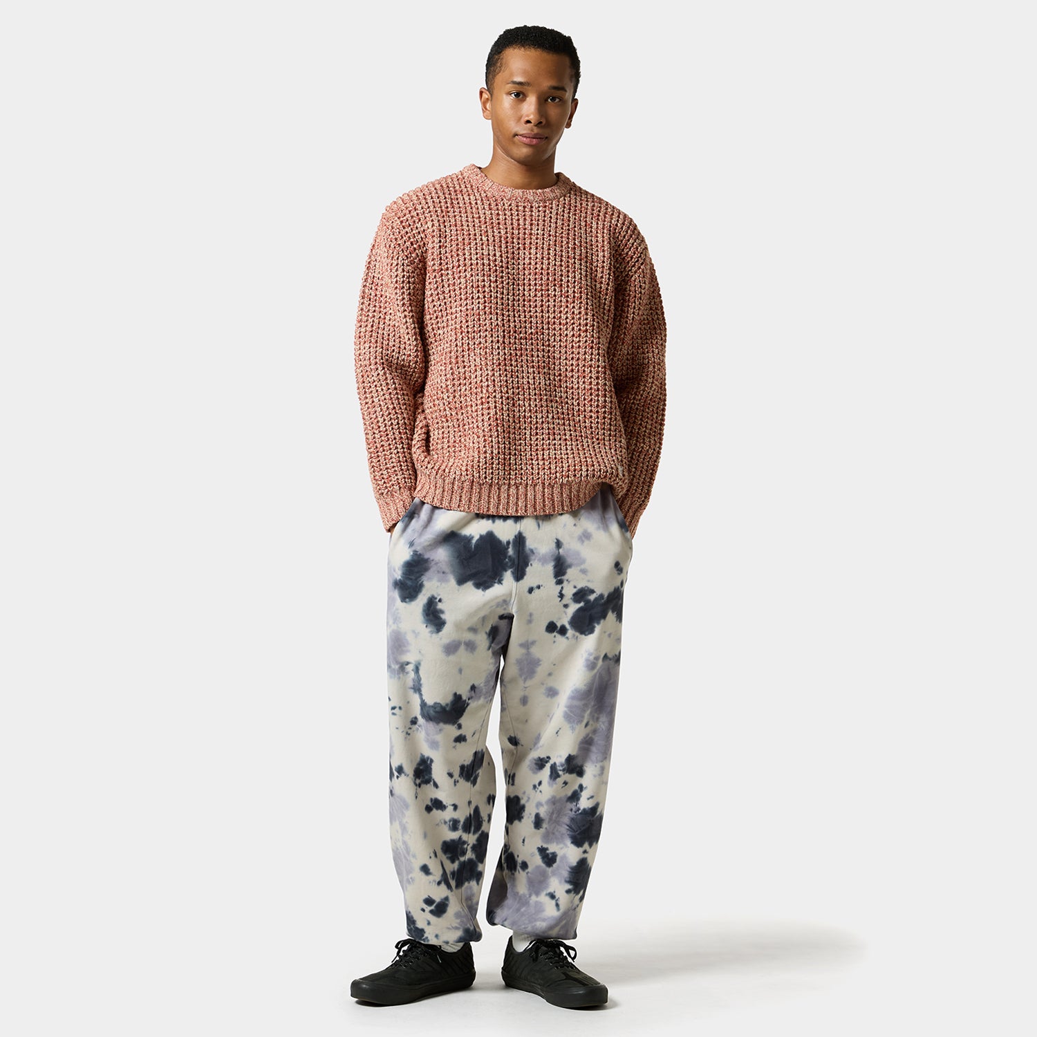 HUF (ハフ) Worldwide JP /KNITS & SWEATERS(ニット&セーター)/ 1984 MELANGE SWEATER商品 / BROWN