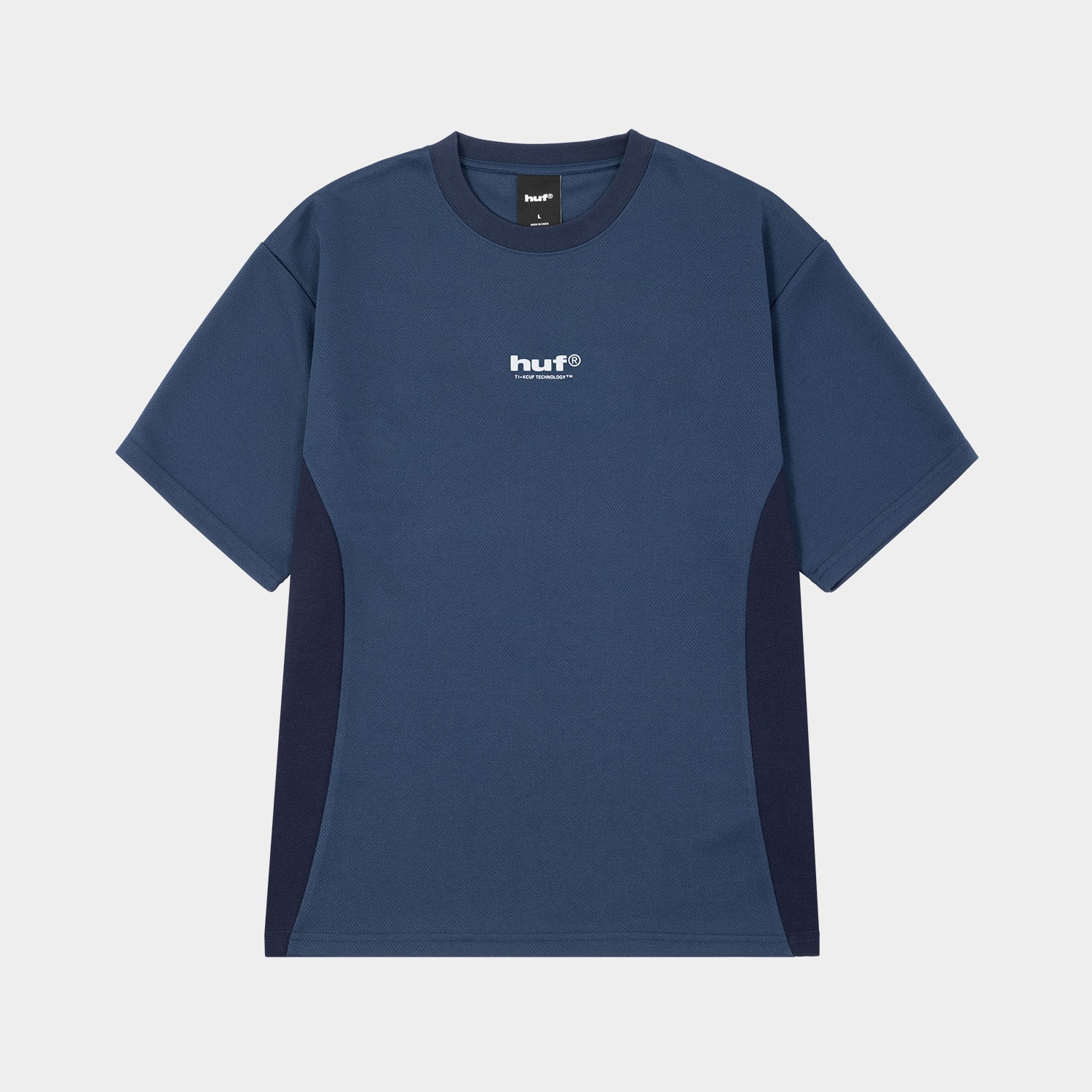 HUF (ハフ) Worldwide JP /TOPS & SHIRTS(トップス&シャツ)/ CROSS CONDITIONS BC TECH TEE商品 / NAVY