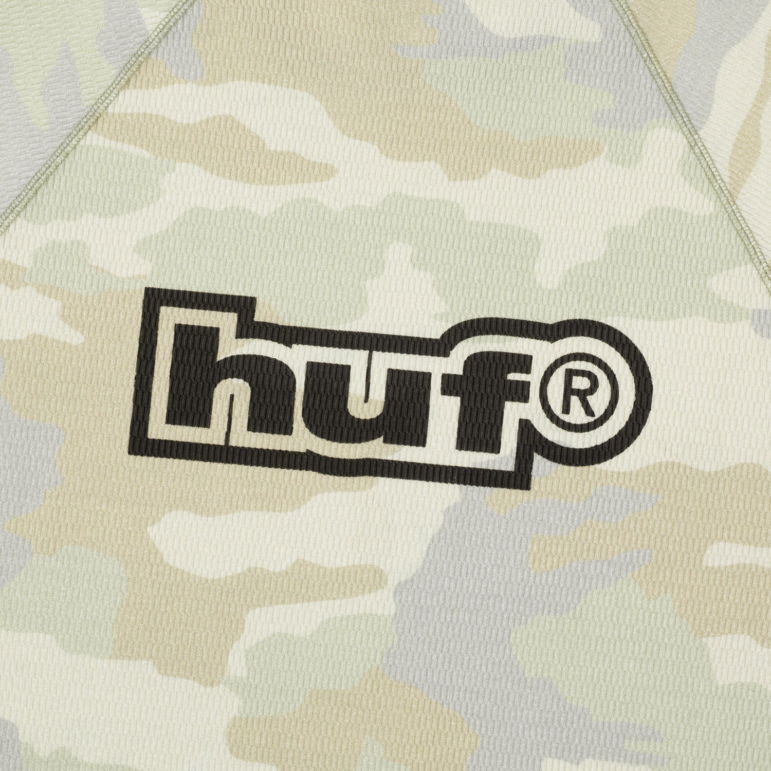HUF (ハフ) Worldwide JP /TOPS & SHIRTS(トップス&シャツ)/ 89 OUTLINE LS RAGLAN商品 / BLACK