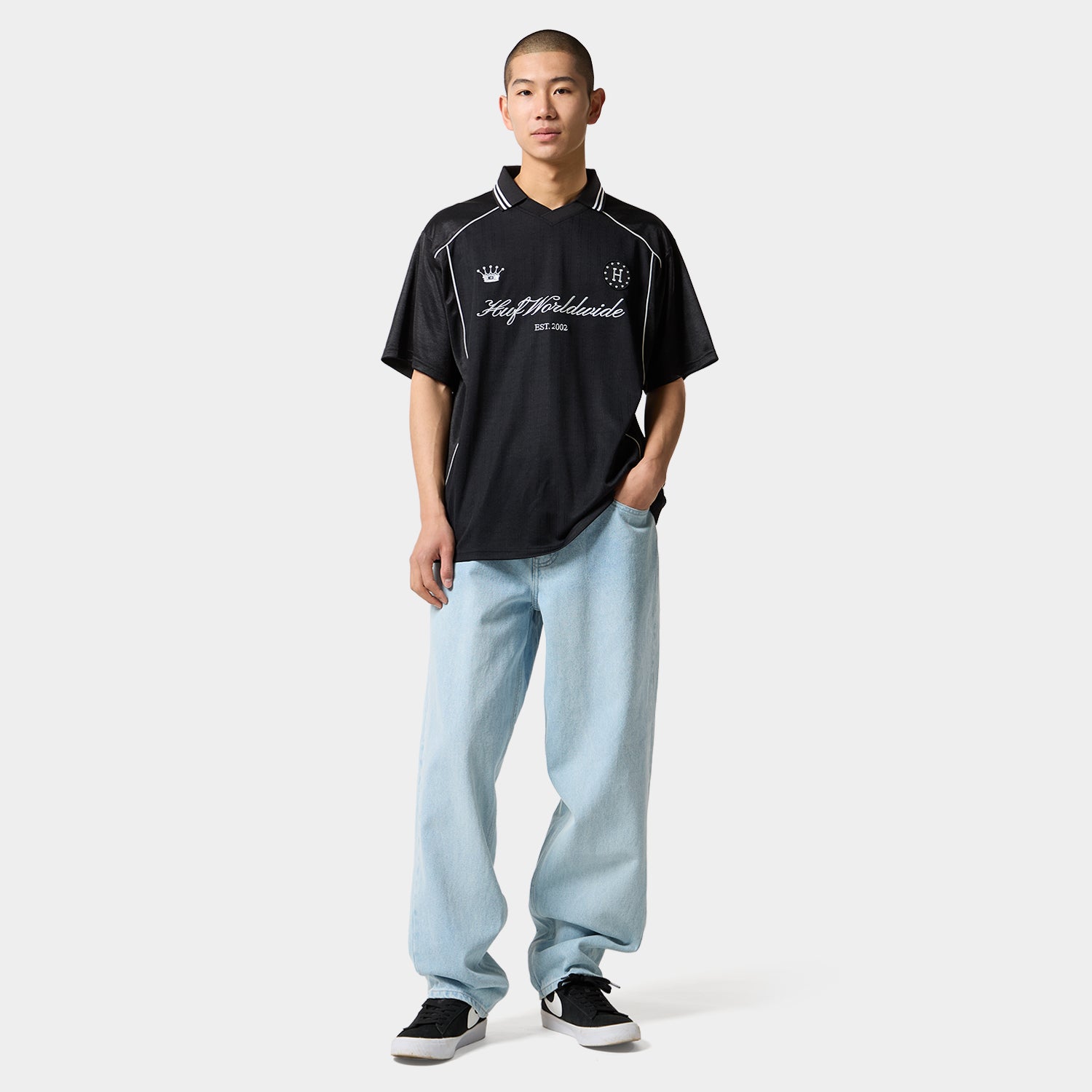 HUF (ハフ) Worldwide JP /TOPS & SHIRTS(トップス&シャツ)/ ANTHEM JERSEY商品 / NAVY
