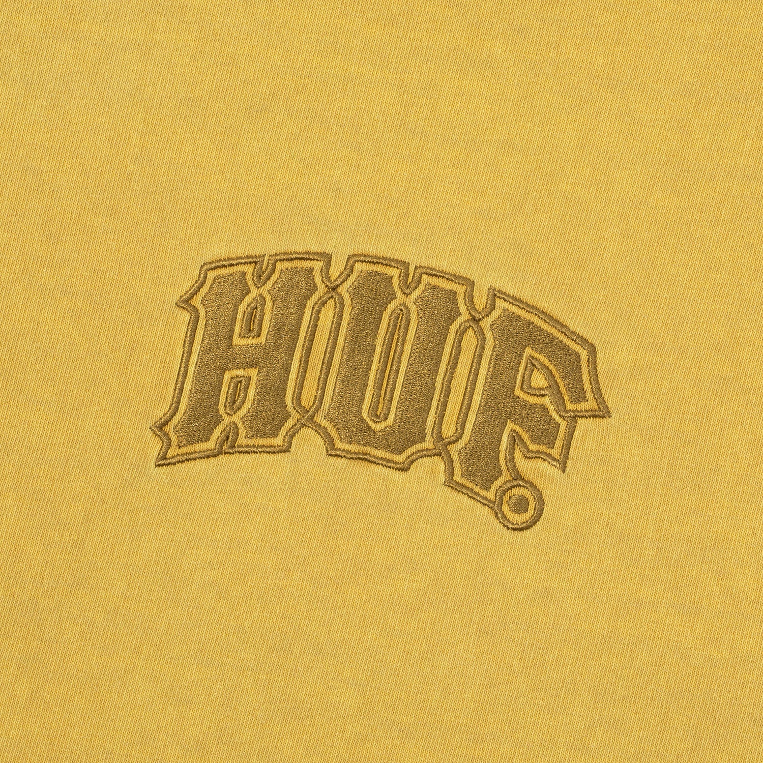 HUF (ハフ) Worldwide JP /TOPS & SHIRTS(トップス&シャツ)/ CLASSIC ARCH WIDE CREW商品 / YELLOW