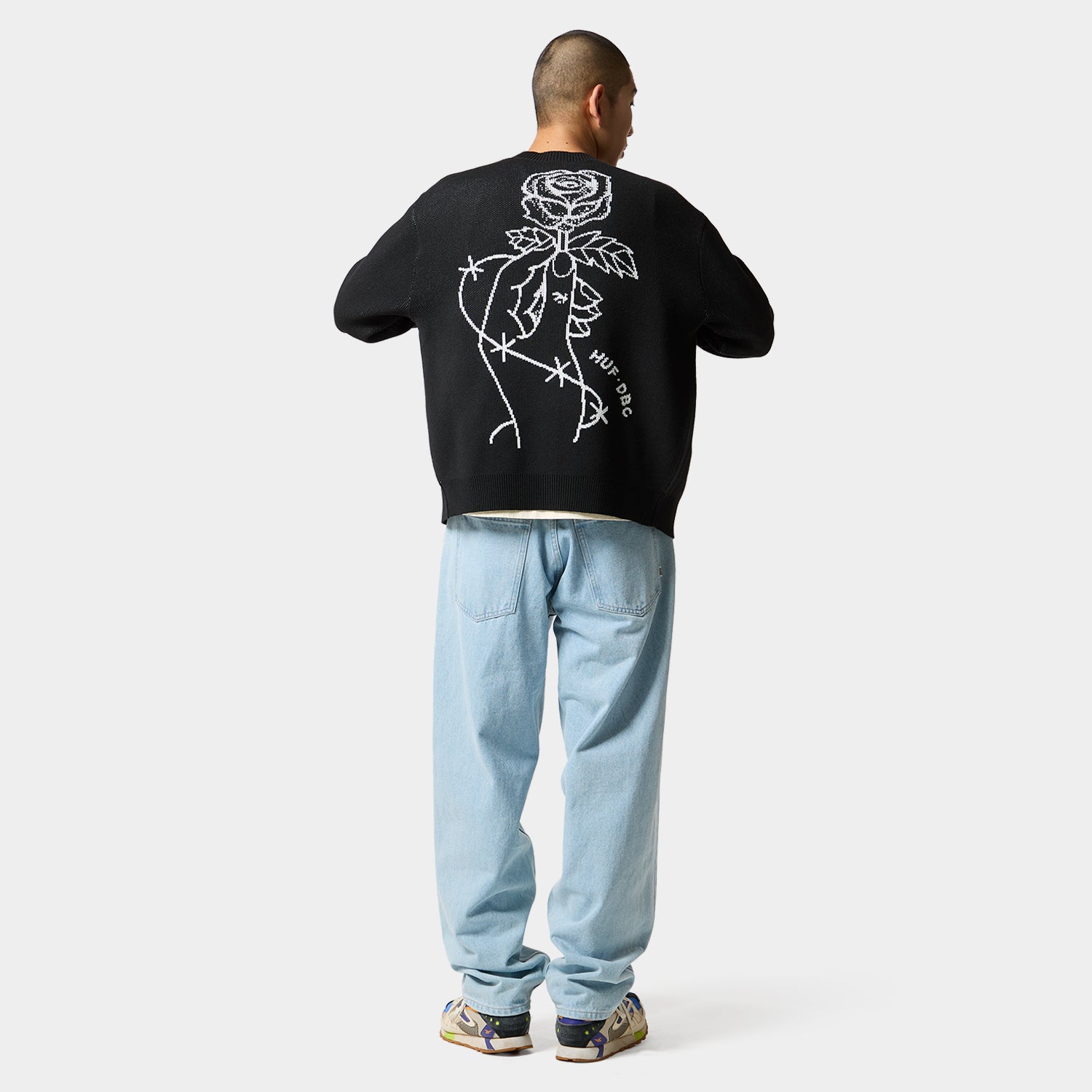 HUF (ハフ) Worldwide JP /KNITS & SWEATERS(ニット&セーター)/ ROSE CARDIGAN商品 / BLEACH