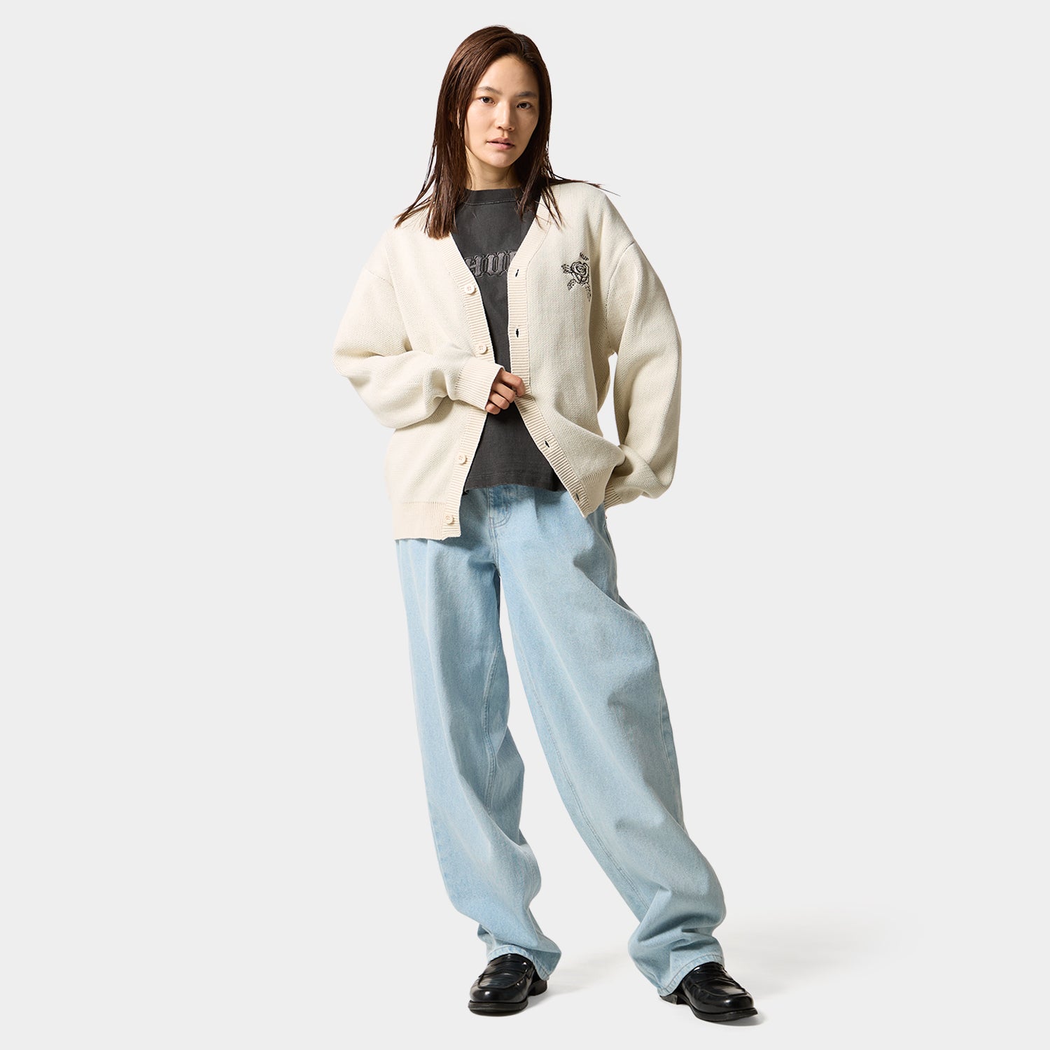 HUF (ハフ) Worldwide JP /KNITS & SWEATERS(ニット&セーター)/ ROSE CARDIGAN商品 / BLEACH