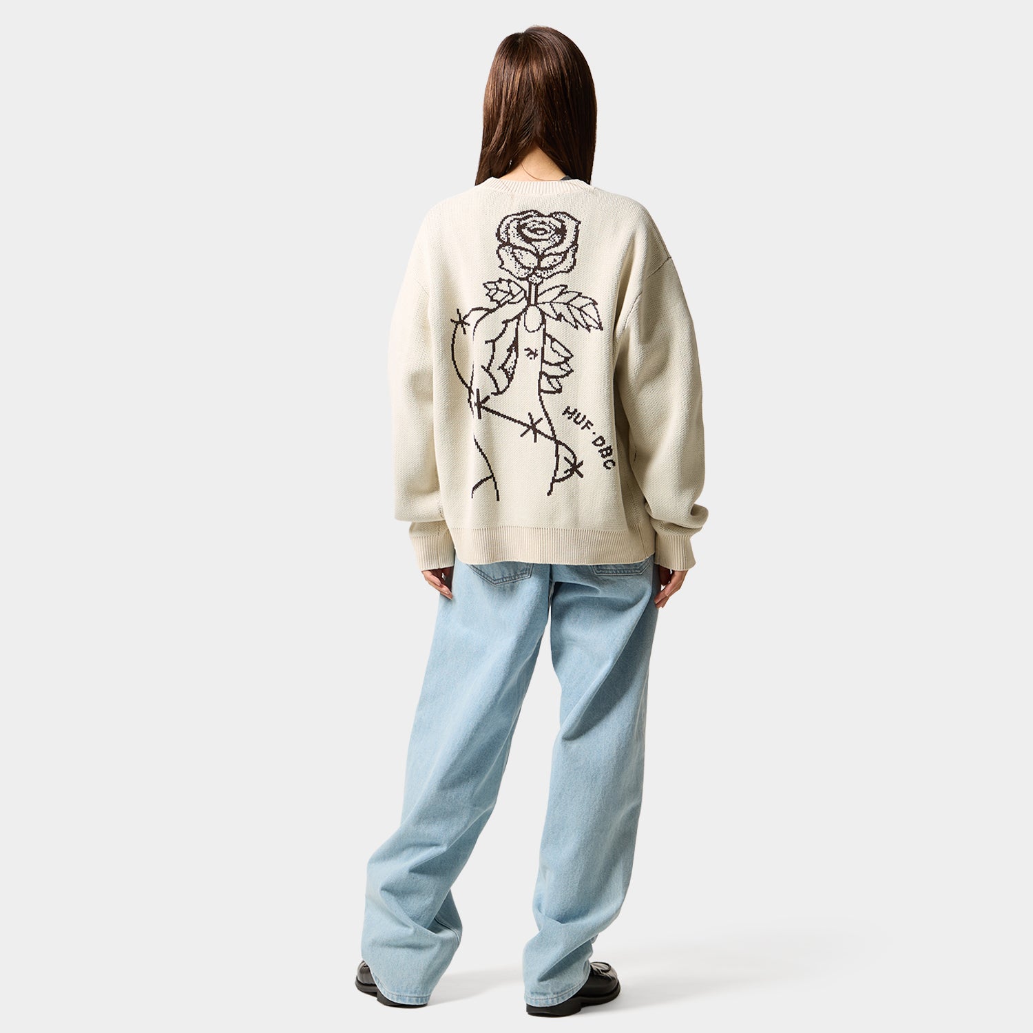 HUF (ハフ) Worldwide JP /KNITS & SWEATERS(ニット&セーター)/ ROSE CARDIGAN商品 / BLEACH