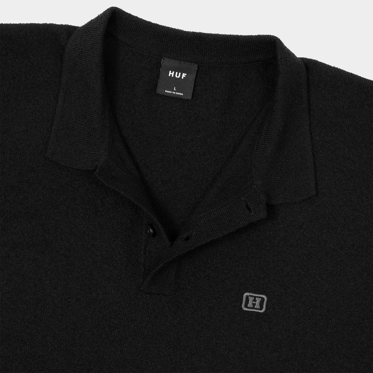 HUF (ハフ) Worldwide JP /TOPS & SHIRTS(トップス&シャツ)/ SERIF H KNIT POLO TOP商品 / LIME