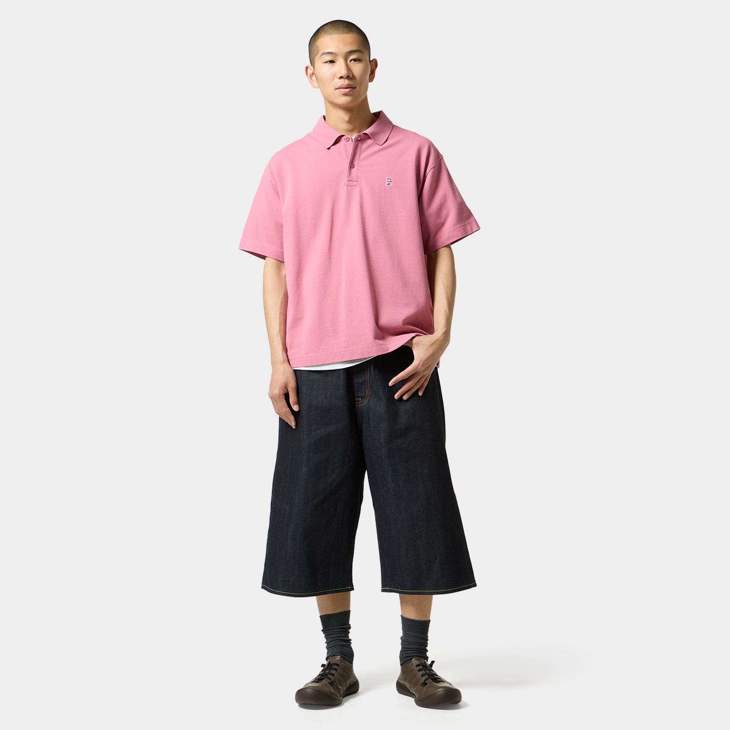 HUF (ハフ) Worldwide JP /TOPS & SHIRTS(トップス&シャツ)/ MEGABLAST POLO TOP商品 / ROSE