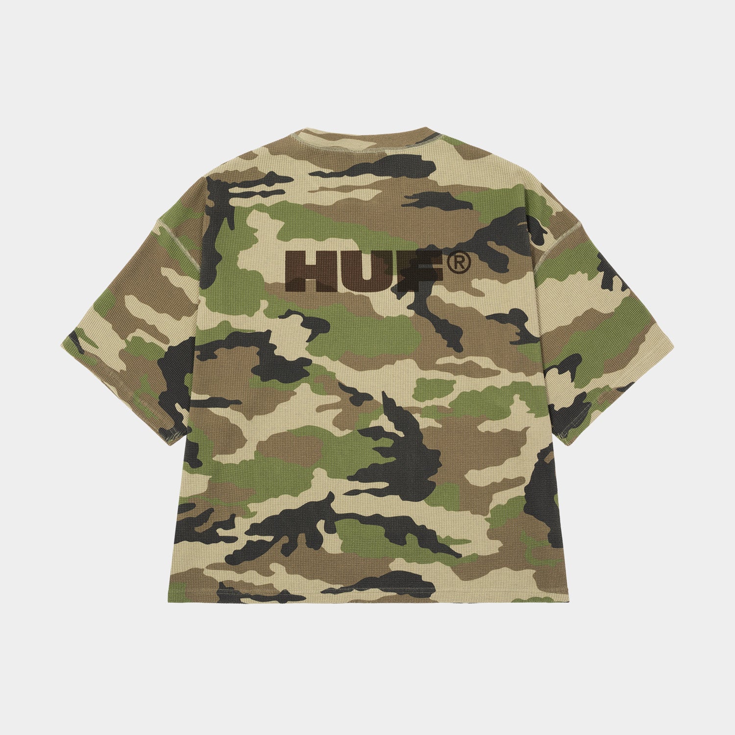 HUF (ハフ) Worldwide JP /TOPS & SHIRTS(トップス&シャツ)/ ALL CAPS THERMAL CREW商品 / CAMO