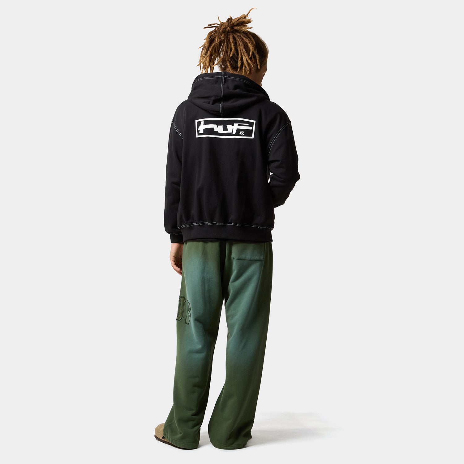 HUF (ハフ) Worldwide JP /HOODIES(パーカー)/ STRETCH FULL ZIP HOODIE商品 / ASH