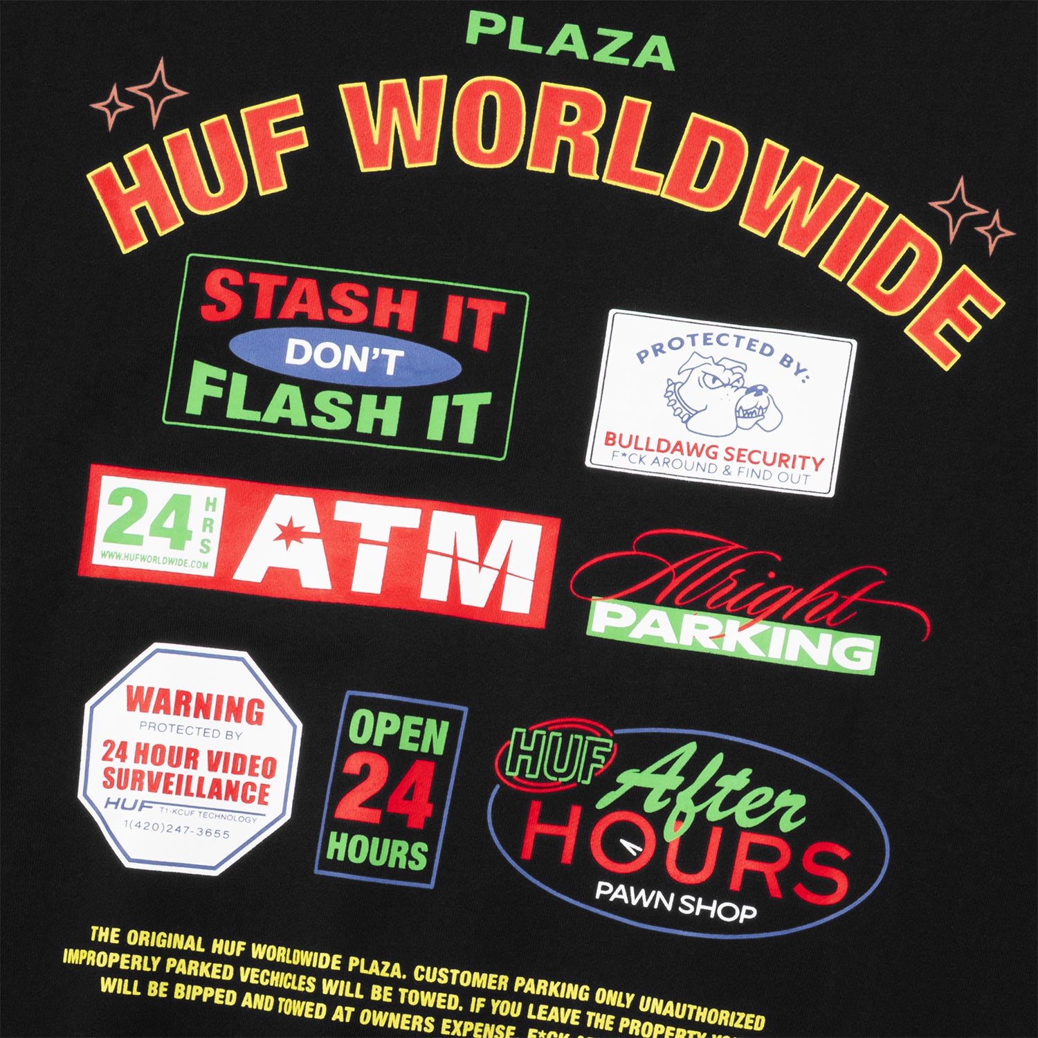 HUF (ハフ) Worldwide JP /HOODIES(パーカー)/ PROMO HOODIE商品 / BLACK