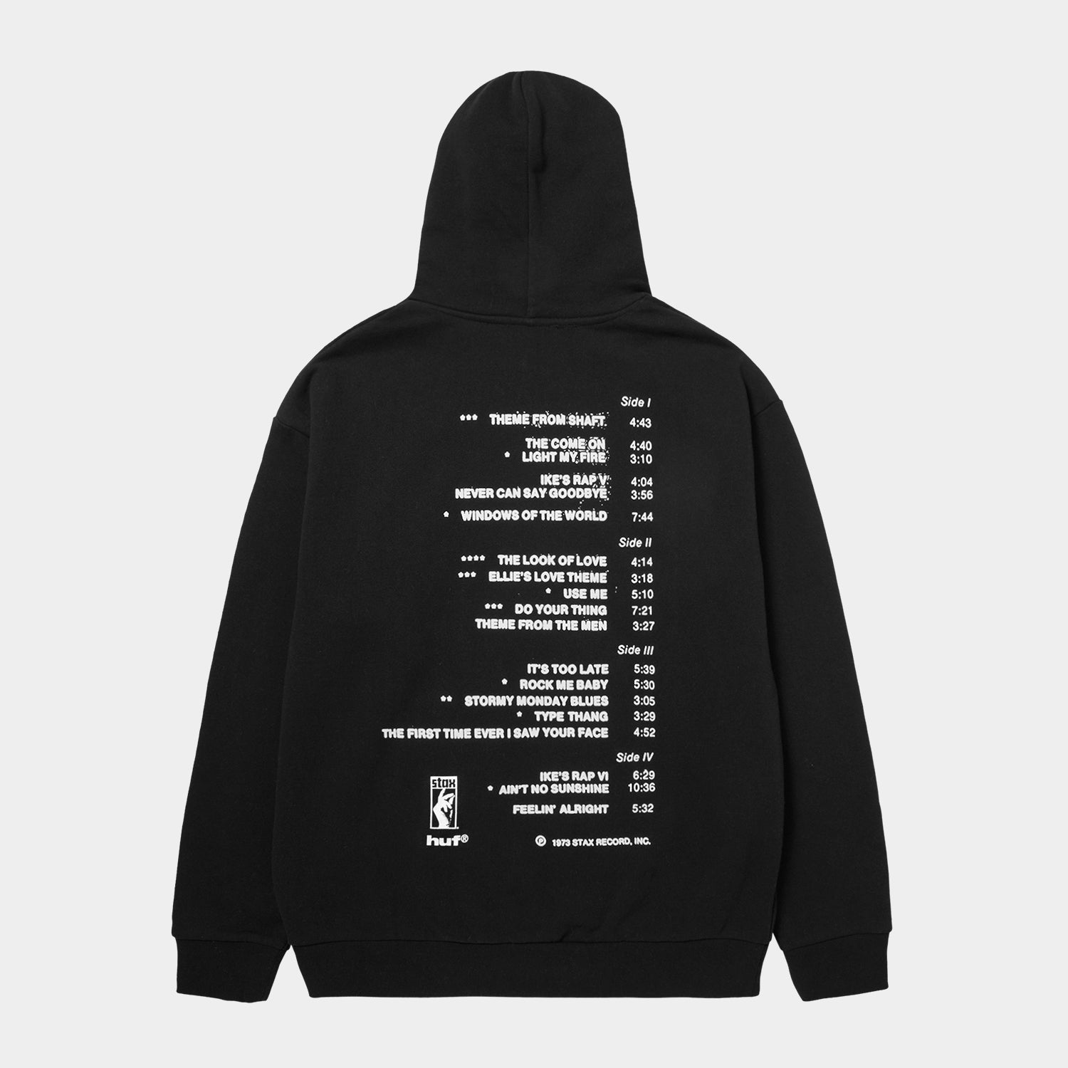 HUF (ハフ) Worldwide JP /HOODIES(パーカー)/ HUF X ISAAC HAYES TAHOE HEAVYWEIGHT HOODIE商品 / BLACK