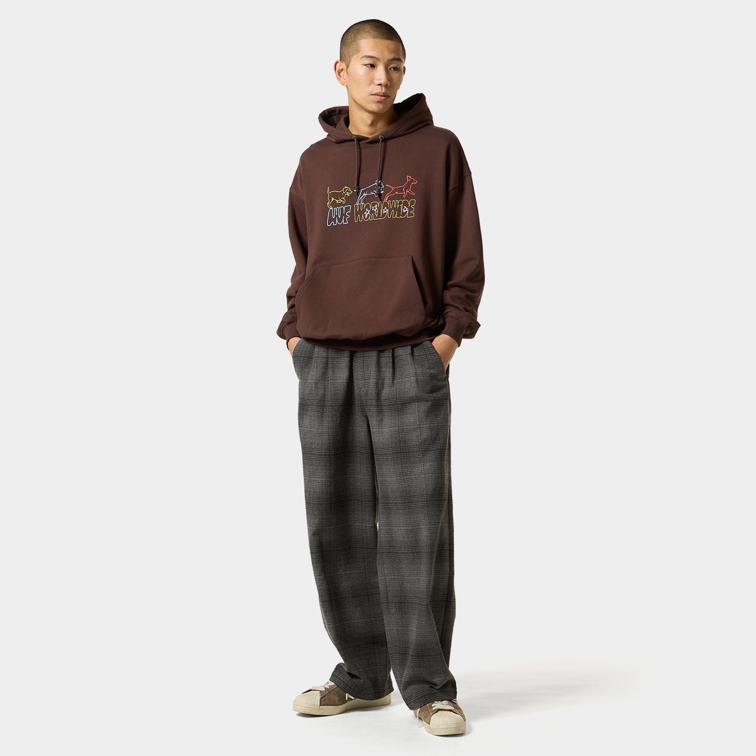 HUF (ハフ) Worldwide JP /HOODIES(パーカー)/ FETCH HOODIE商品 / CHOCOLATE