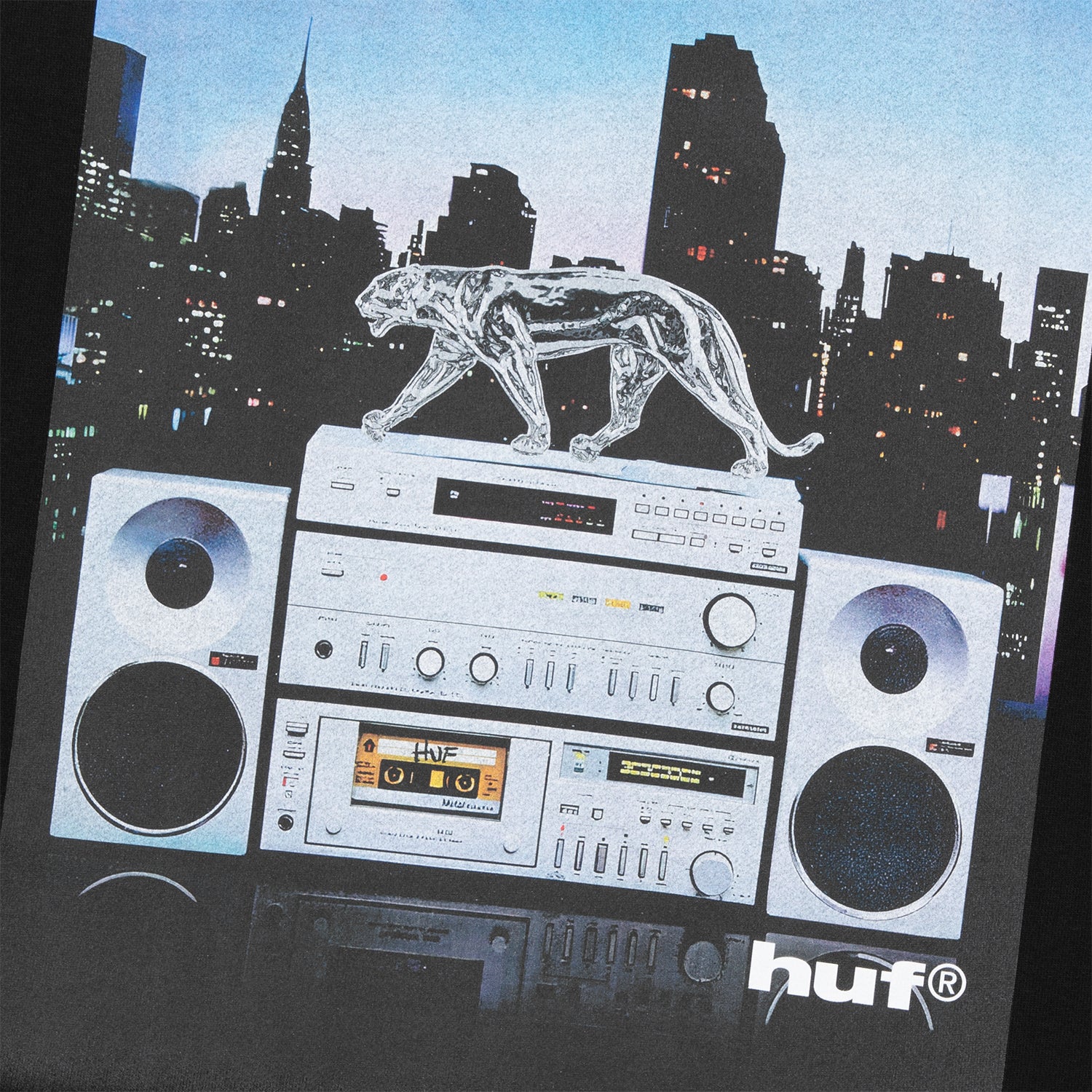 HUF (ハフ) Worldwide JP /KNITS & SWEATERS(ニット&セーター)/ MIDNIGHT RADIO CREW商品 / BLACK