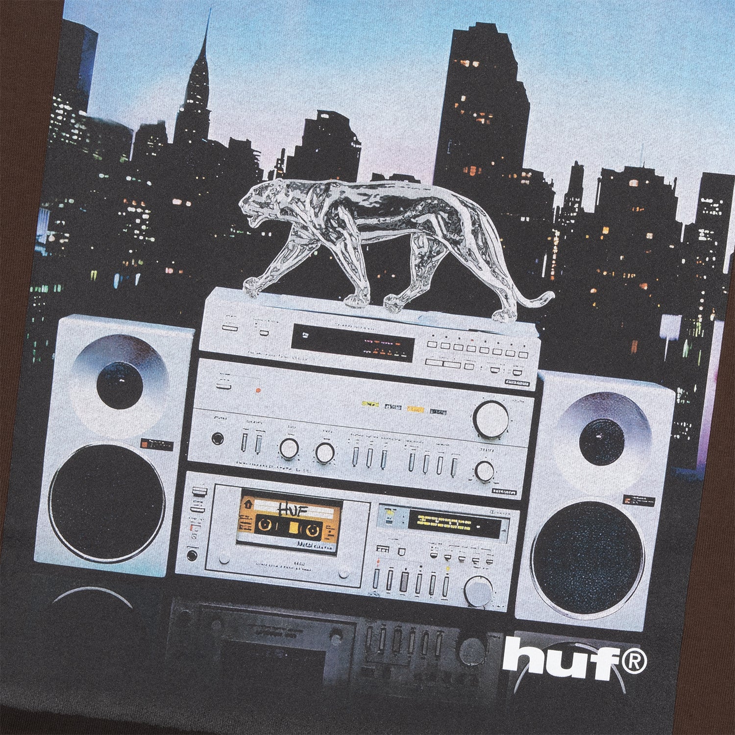 HUF (ハフ) Worldwide JP /KNITS & SWEATERS(ニット&セーター)/ MIDNIGHT RADIO CREW商品 / BLACK