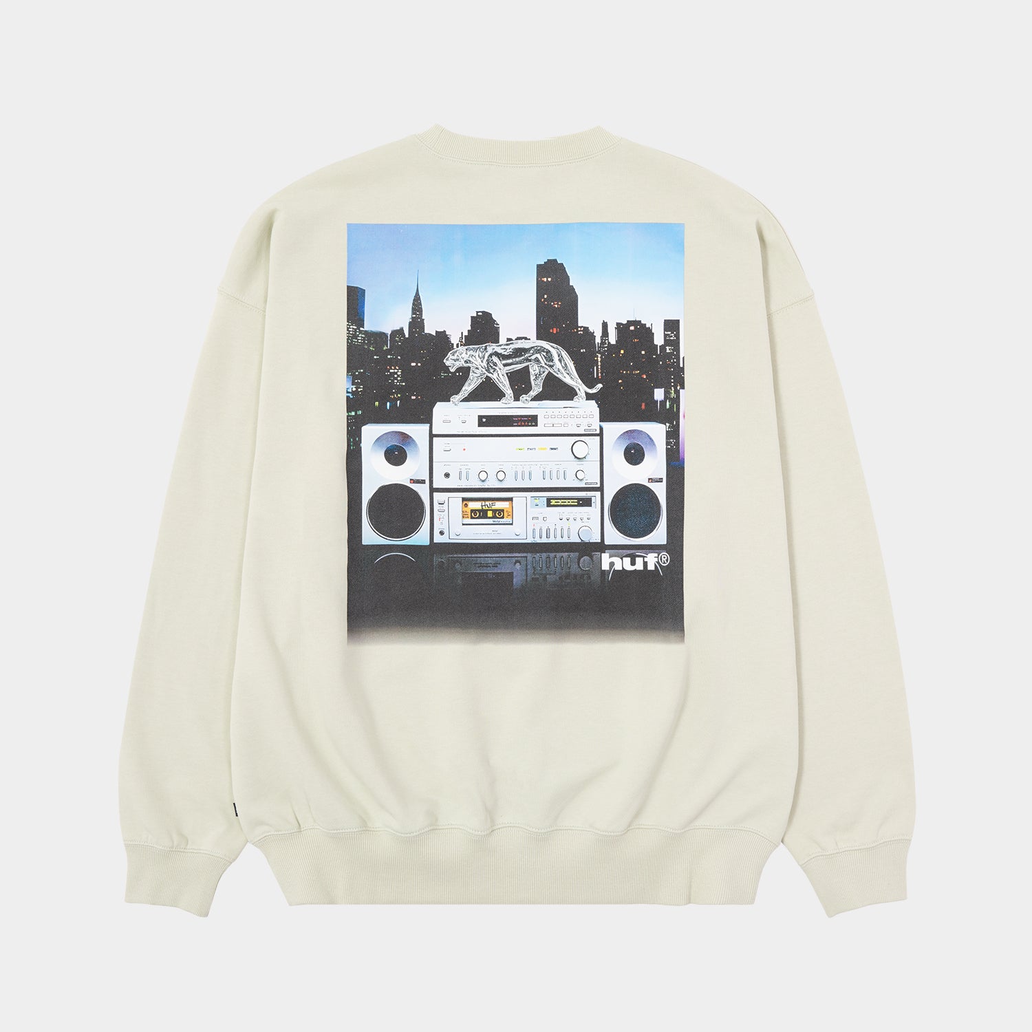 HUF (ハフ) Worldwide JP /KNITS & SWEATERS(ニット&セーター)/ MIDNIGHT RADIO CREW商品 / BLACK