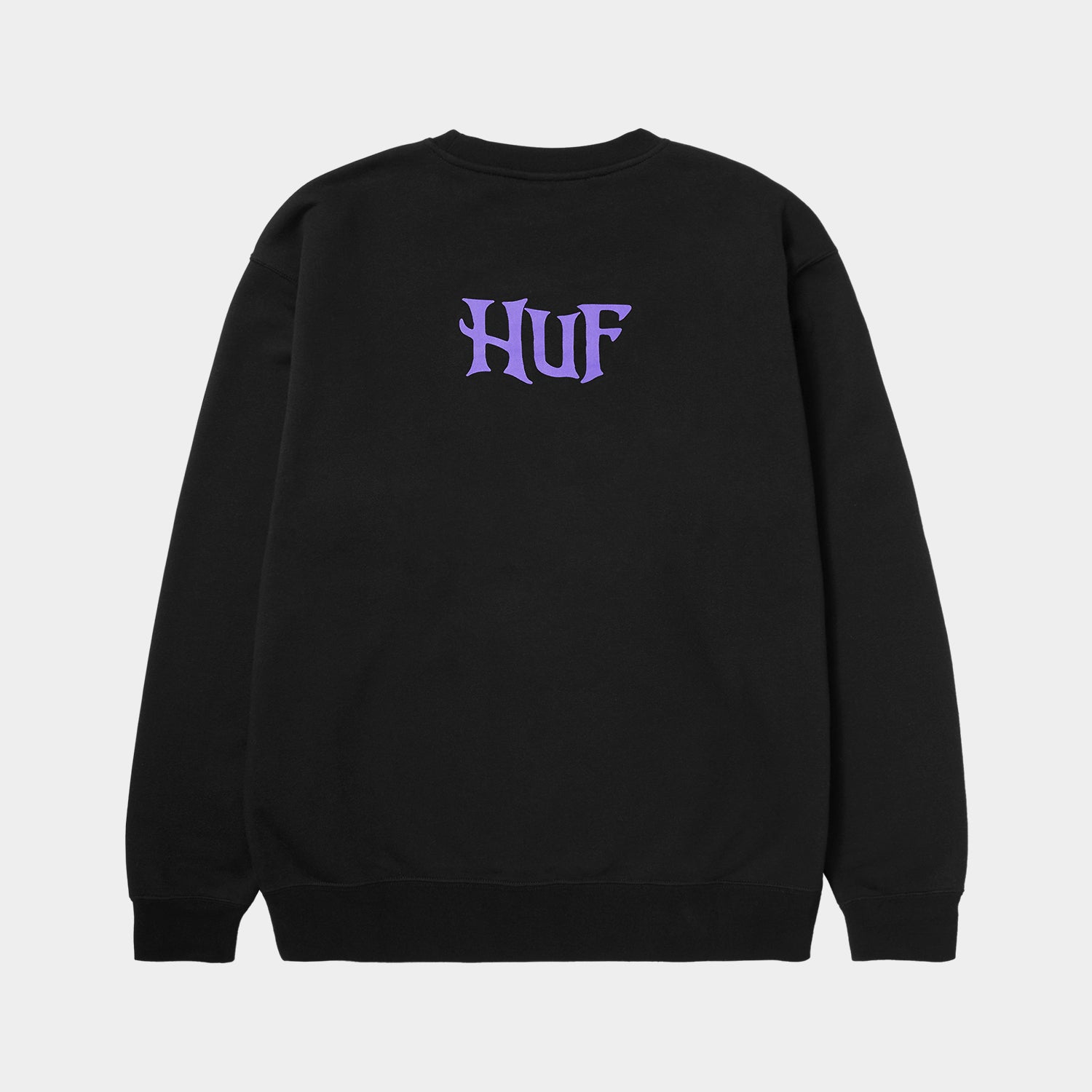 HUF (ハフ) Worldwide JP /SWEATSHIRTS(スウェットシャツ)/ HUF X THE NIGHTMARE BEFORE CHRISTMAS JACK SKELLINGTON CREW商品 / BLACK