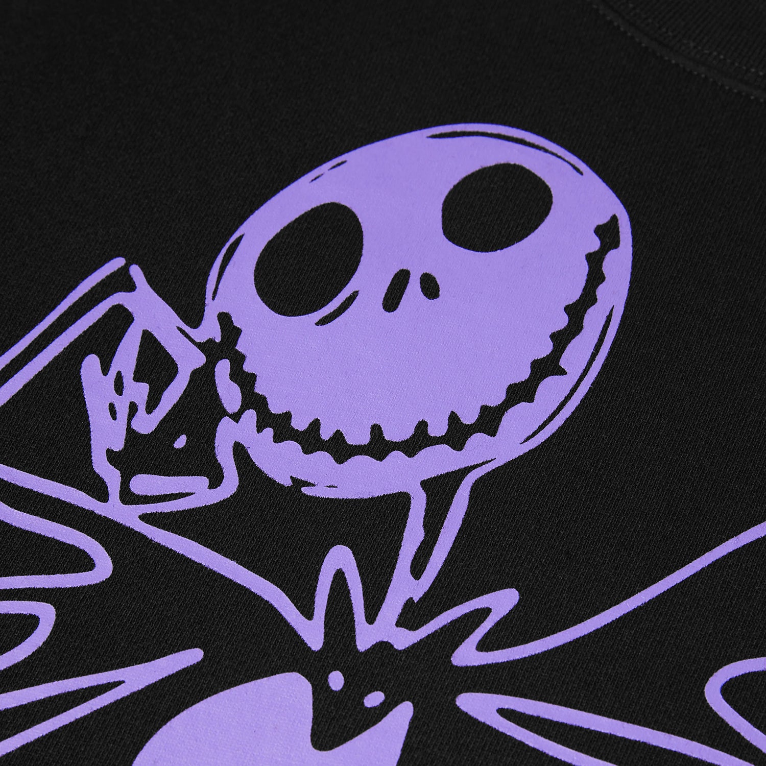 HUF (ハフ) Worldwide JP /SWEATSHIRTS(スウェットシャツ)/ HUF X THE NIGHTMARE BEFORE CHRISTMAS JACK SKELLINGTON CREW商品 / BLACK