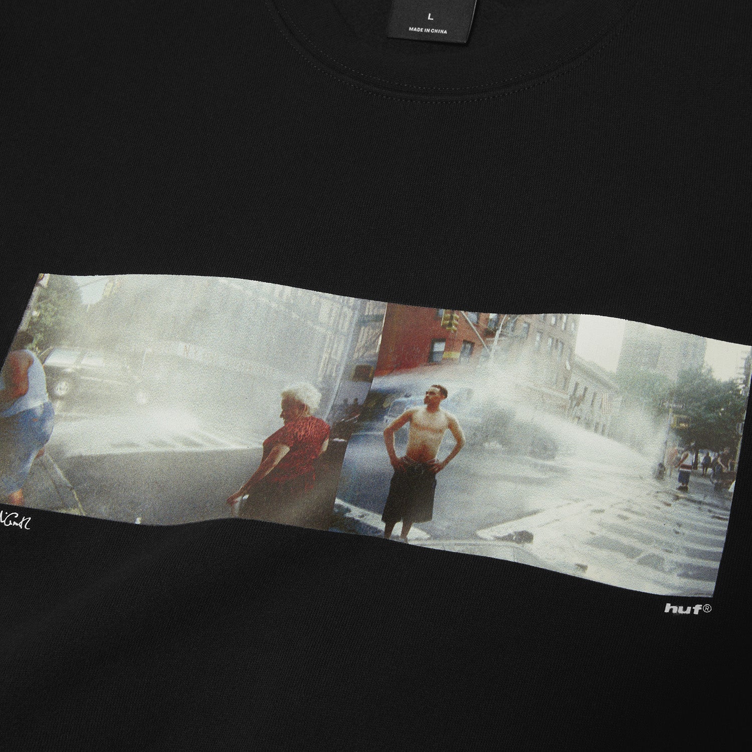 HUF (ハフ) Worldwide JP /SWEATSHIRTS(スウェットシャツ)/ LOST MY WAY HOME CREW商品 / BLACK