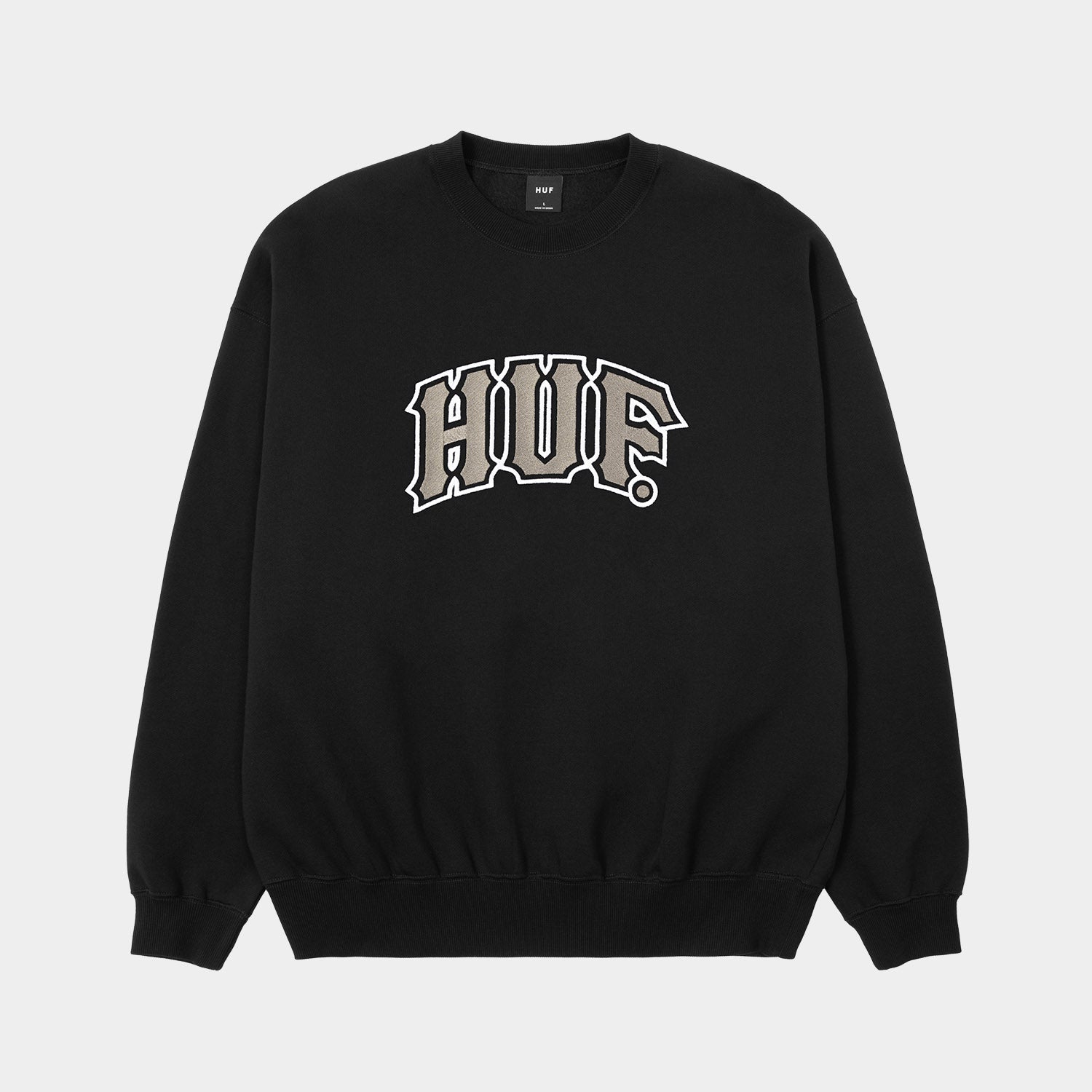 HUF (ハフ) Worldwide JP /SWEATSHIRTS(スウェットシャツ)/ CLASSIC ARCH CREW商品 / ASH GREY