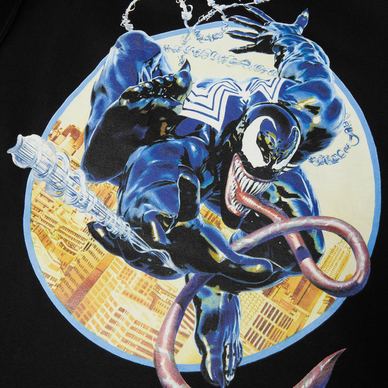 HUF (ハフ) Worldwide JP /HOODIES(パーカー)/ HUF X MARVEL VENOM FULLZIP HOODIE商品 / BLACK