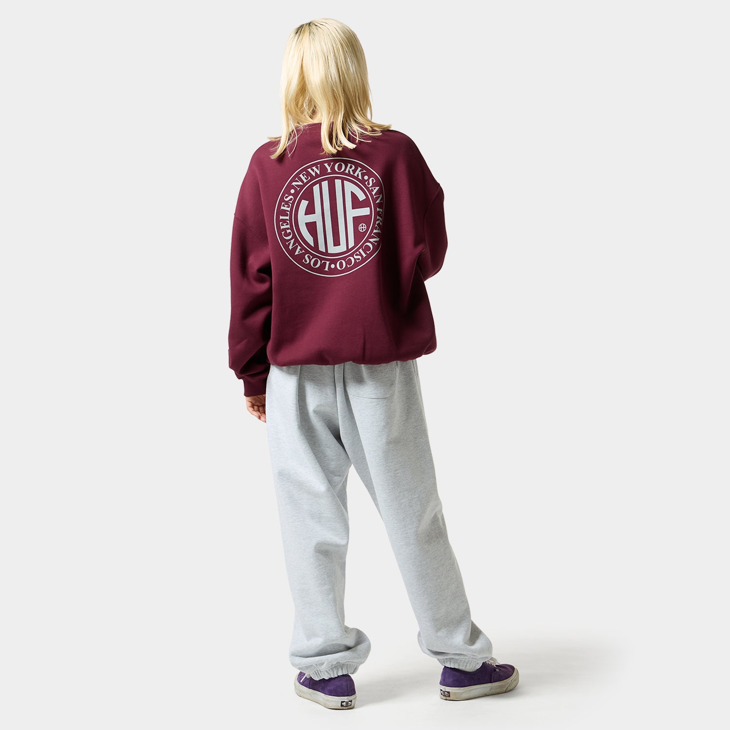 HUF (ハフ) Worldwide JP /SWEATSHIRTS(スウェットシャツ)/ REGIONAL CREWNECK商品 / BLACK