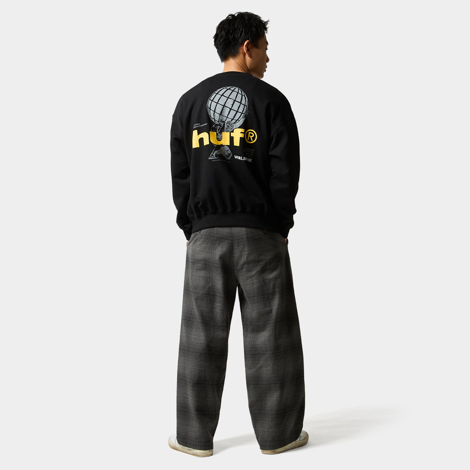 HUF (ハフ) Worldwide JP /SWEATSHIRTS(スウェットシャツ)/ COMMUNITY SUPPORT CREW商品 / ASH GREY