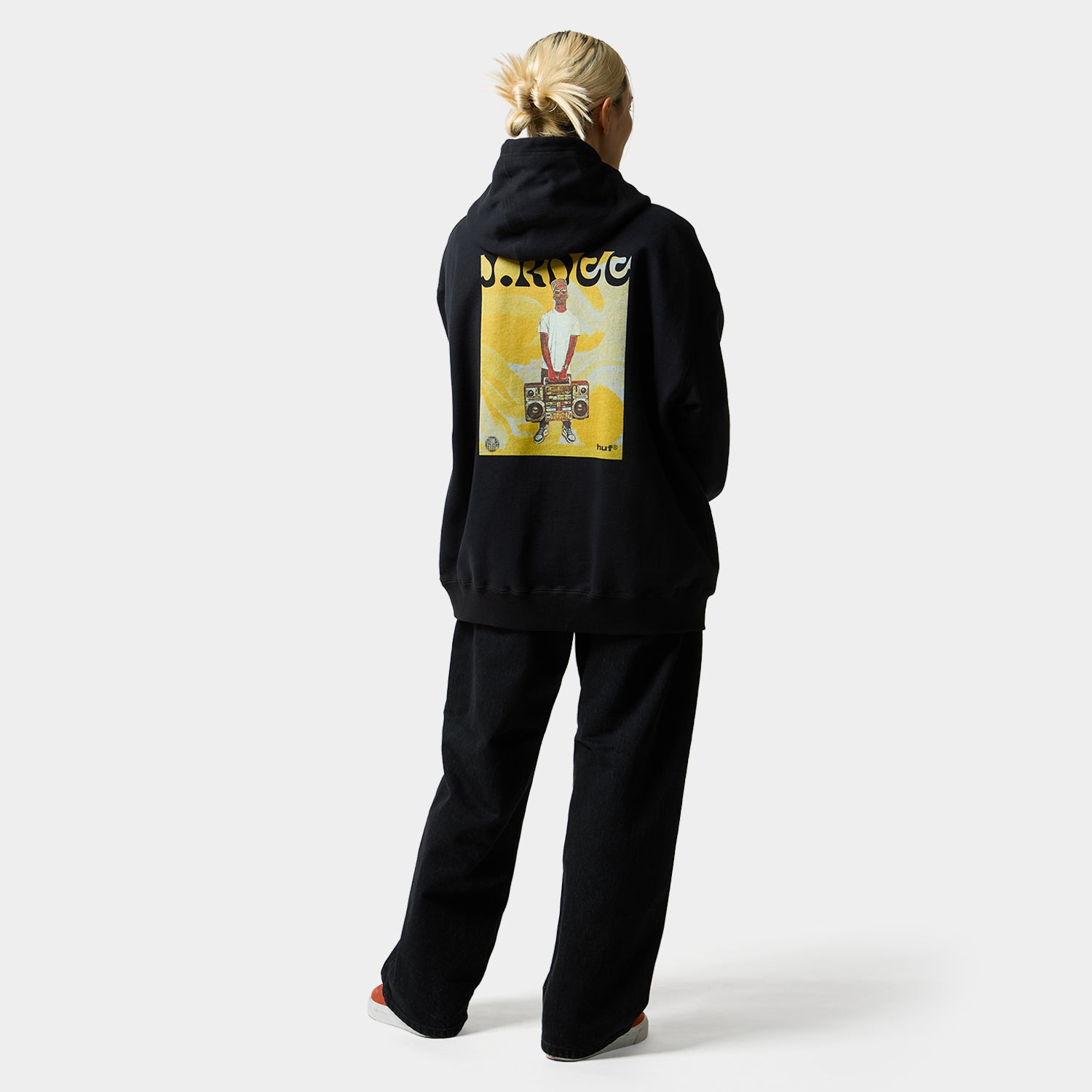HUF (ハフ) Worldwide JP /HOODIES(パーカー)/ HUF X J.ROCC X STONES THROW HOODIE商品 / ASH GREY